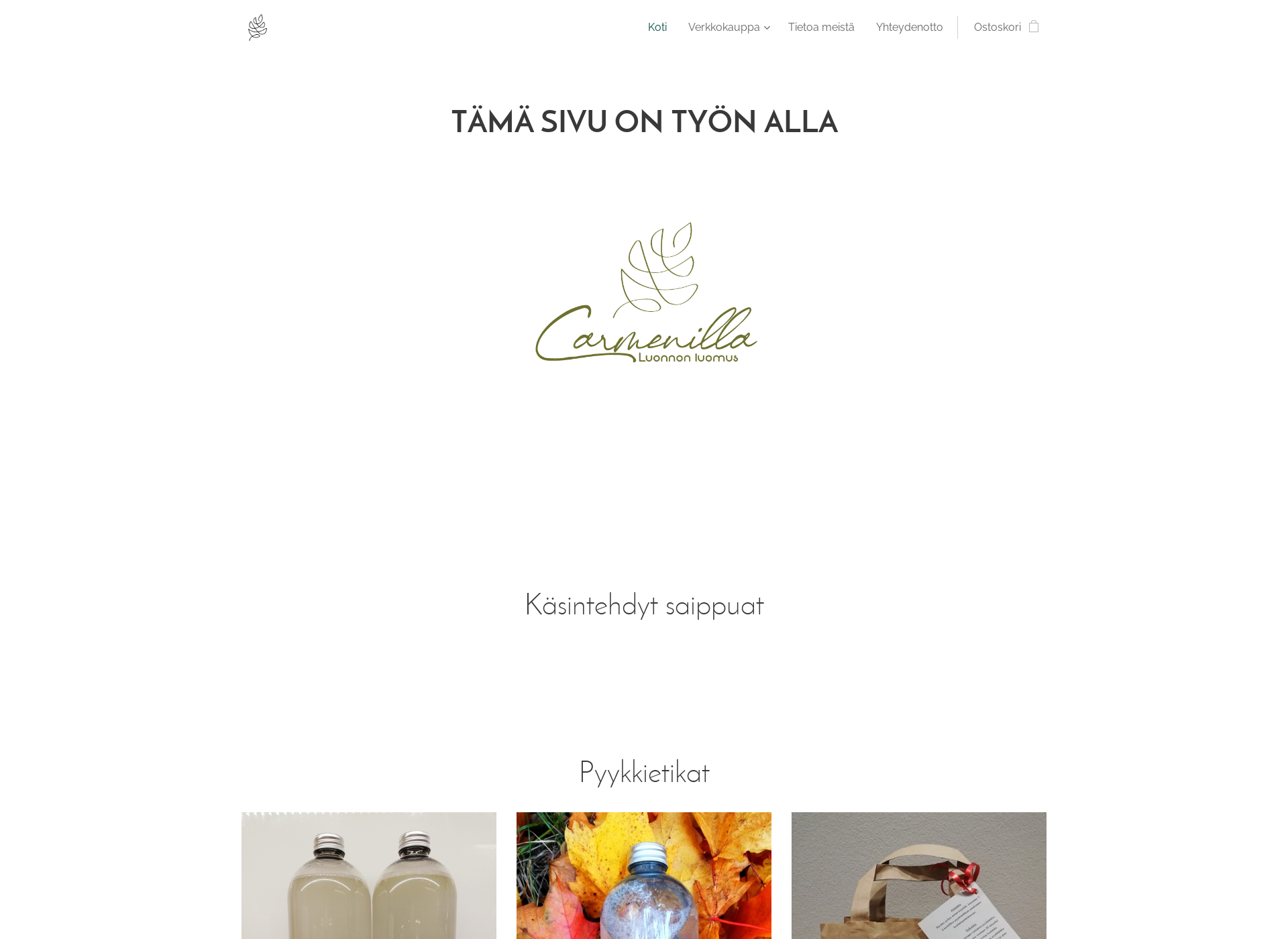 Screenshot for carmenilla.fi