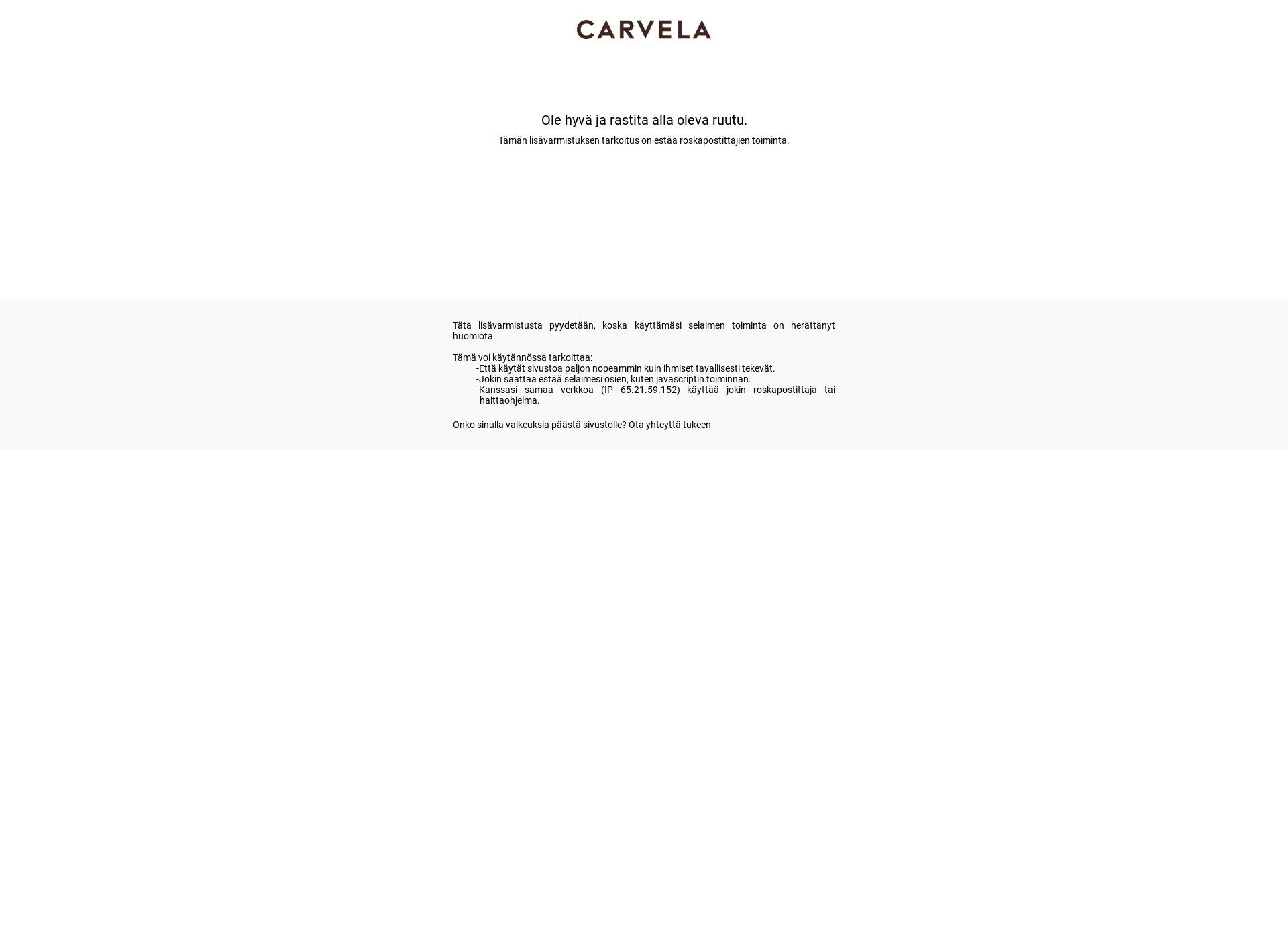 Screenshot for carvela.fi