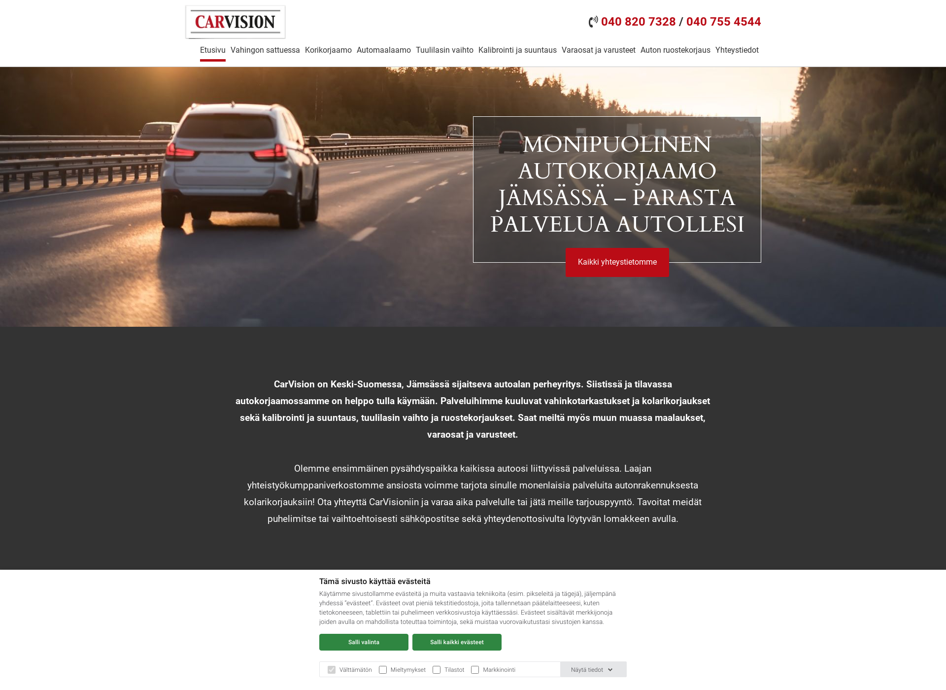 Screenshot for carvision.fi