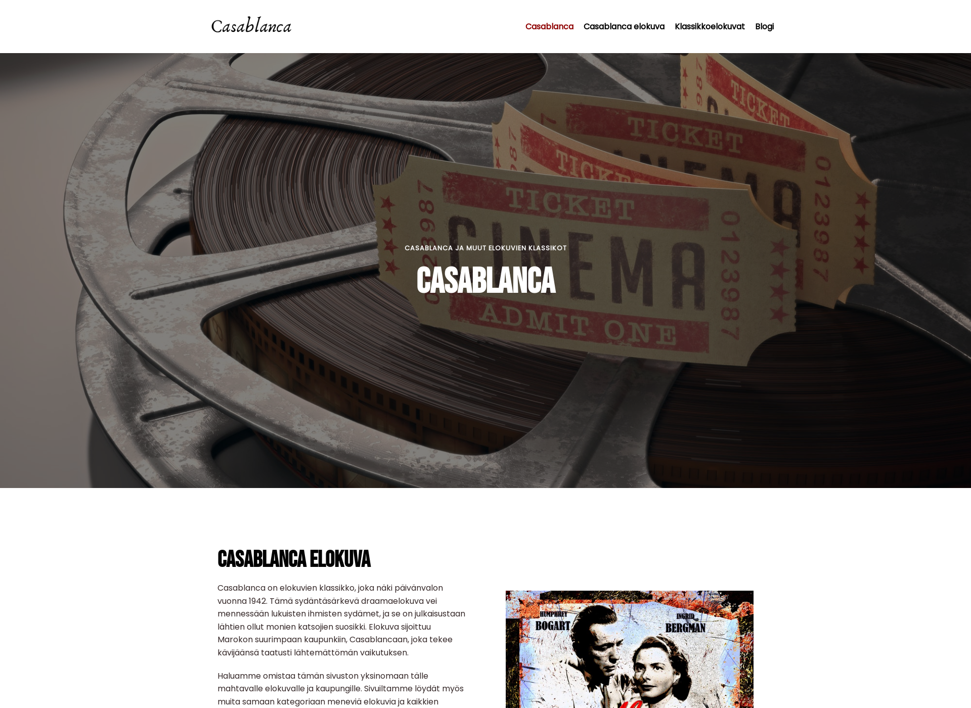 Screenshot for casablanca.fi