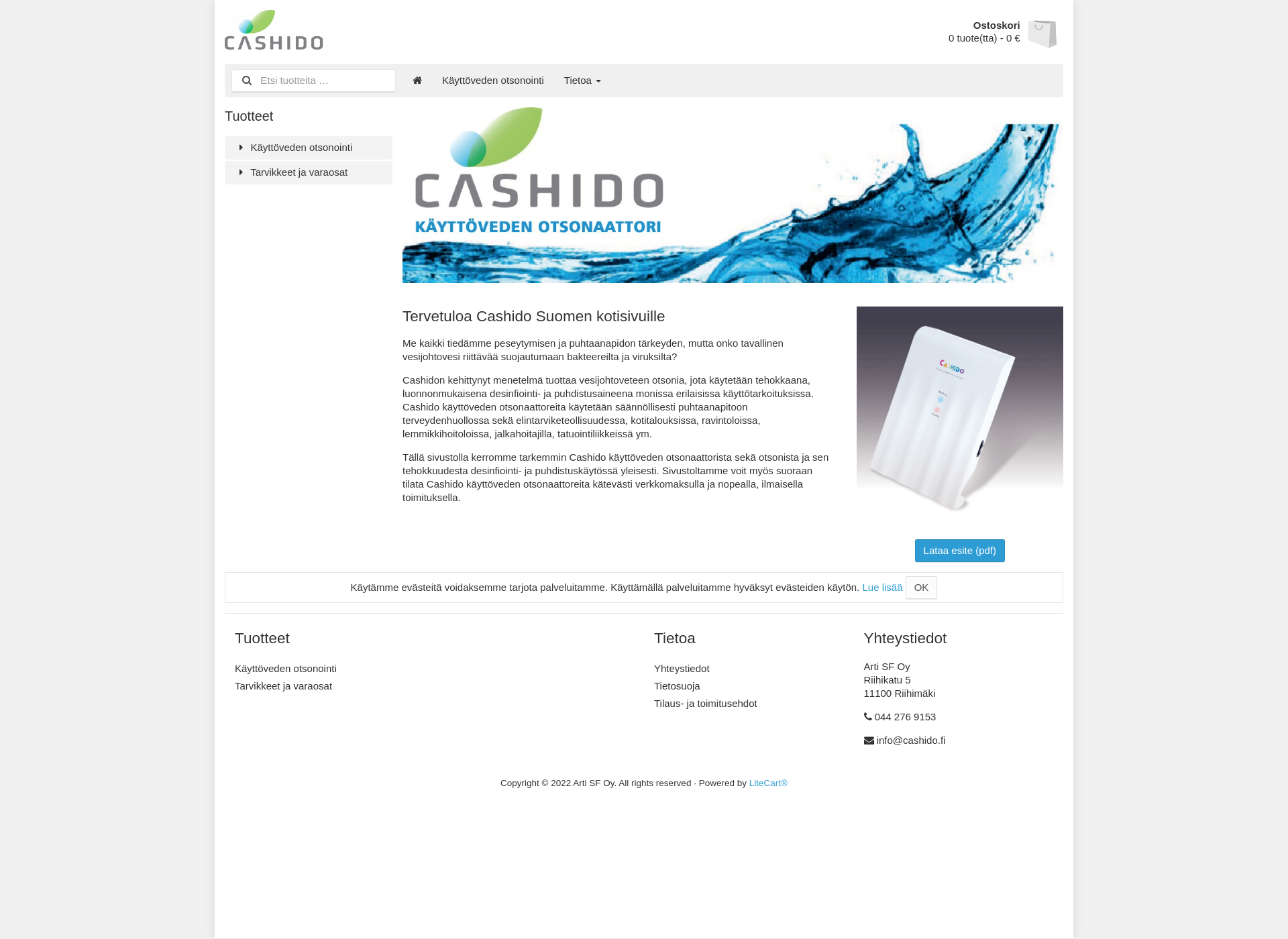 Screenshot for cashido.fi
