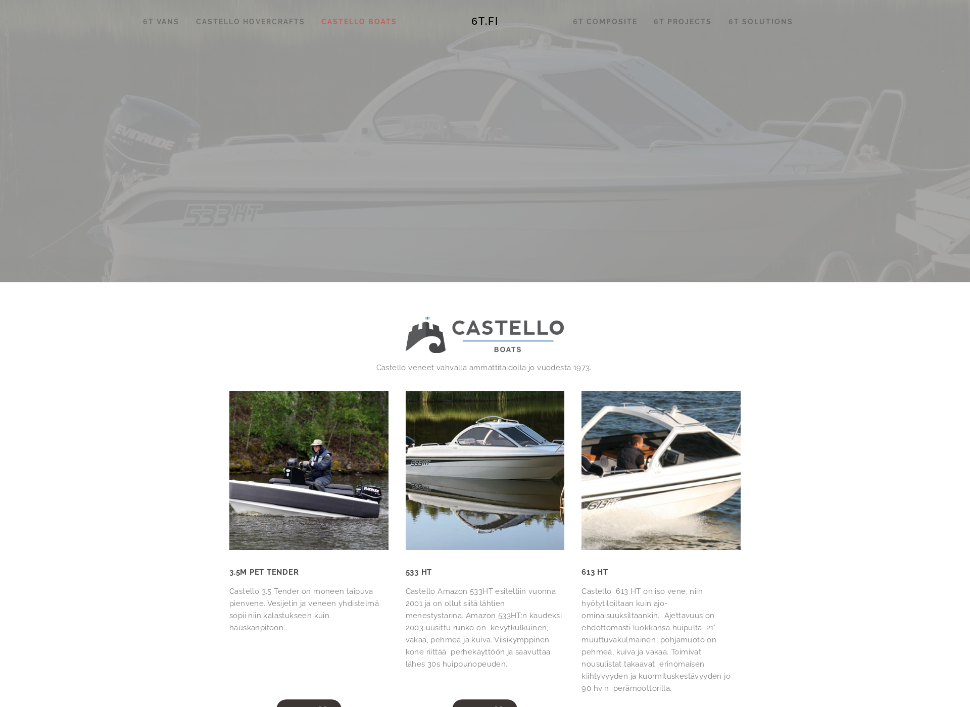 Screenshot for castelloboats.fi