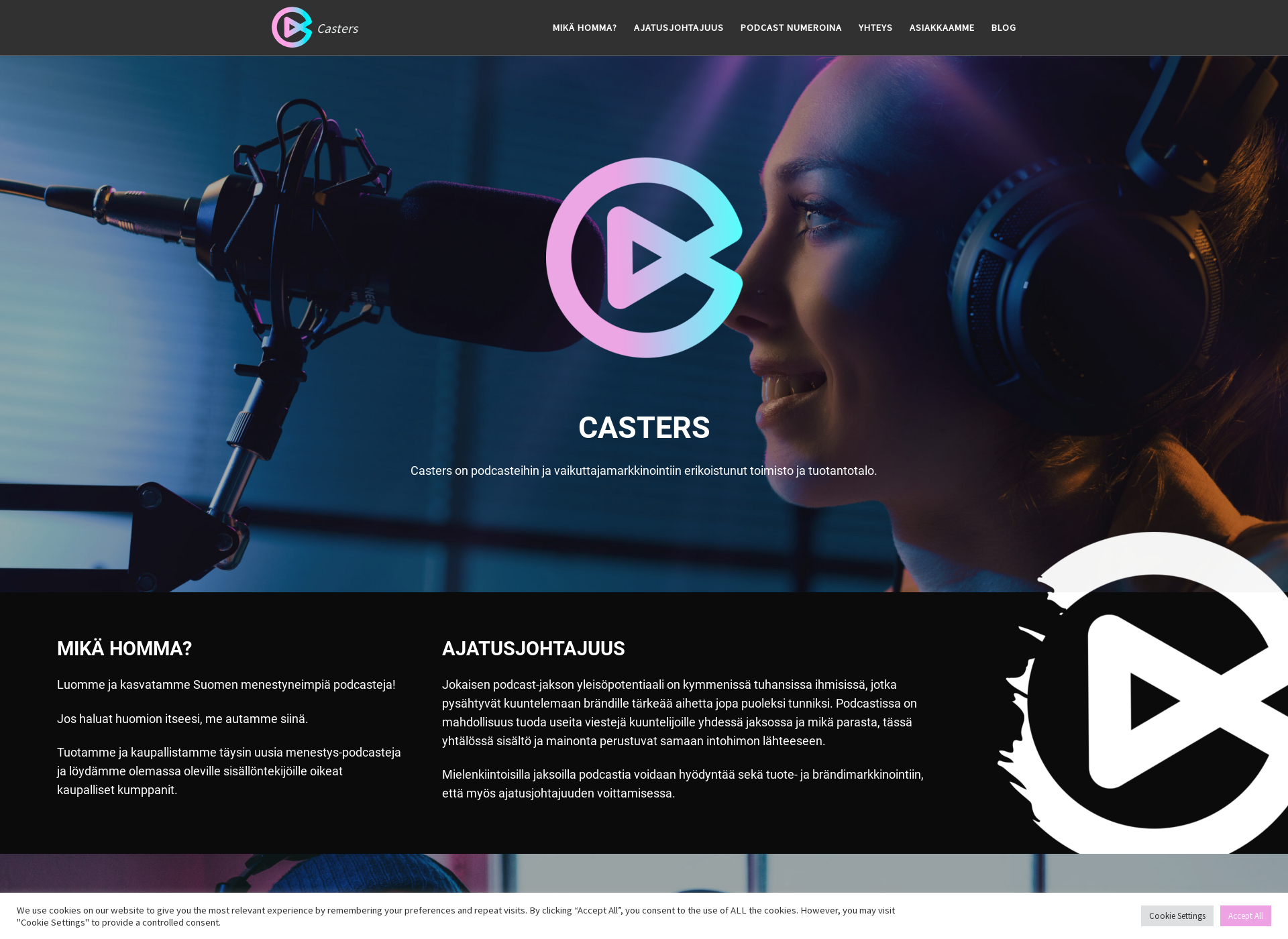 Screenshot for caster.fi