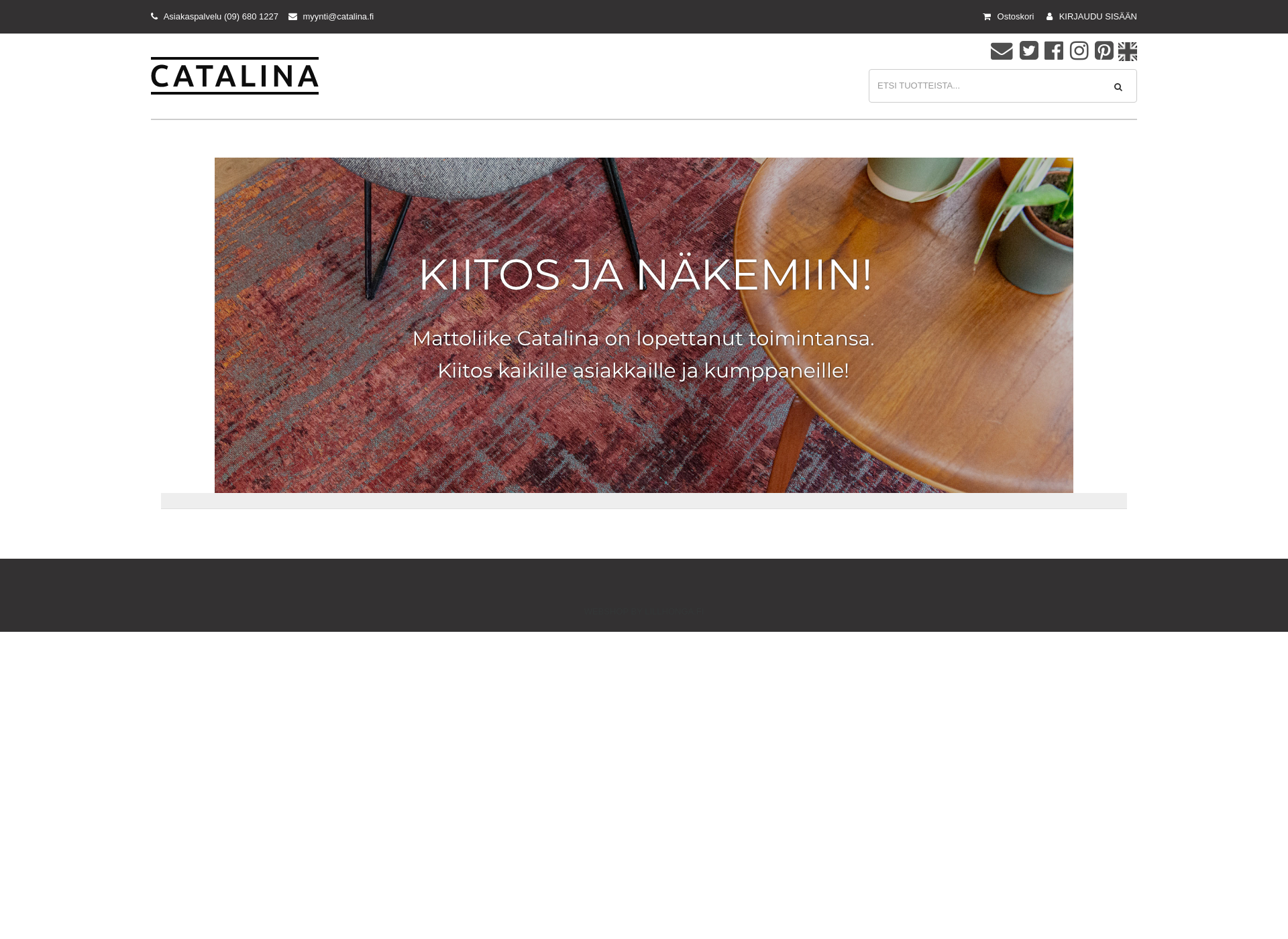 Skärmdump för catalina.fi