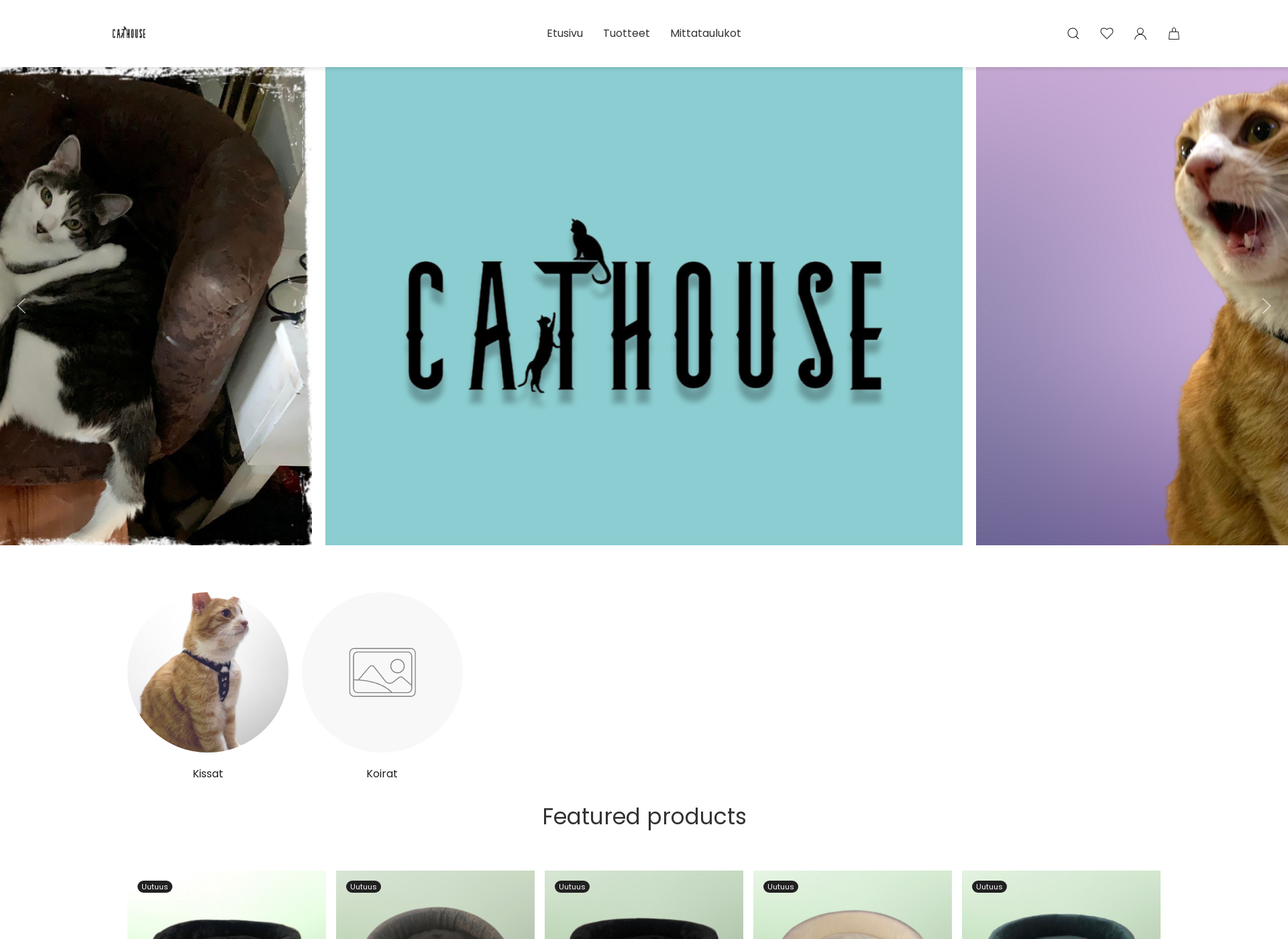 Screenshot for cathouse.fi