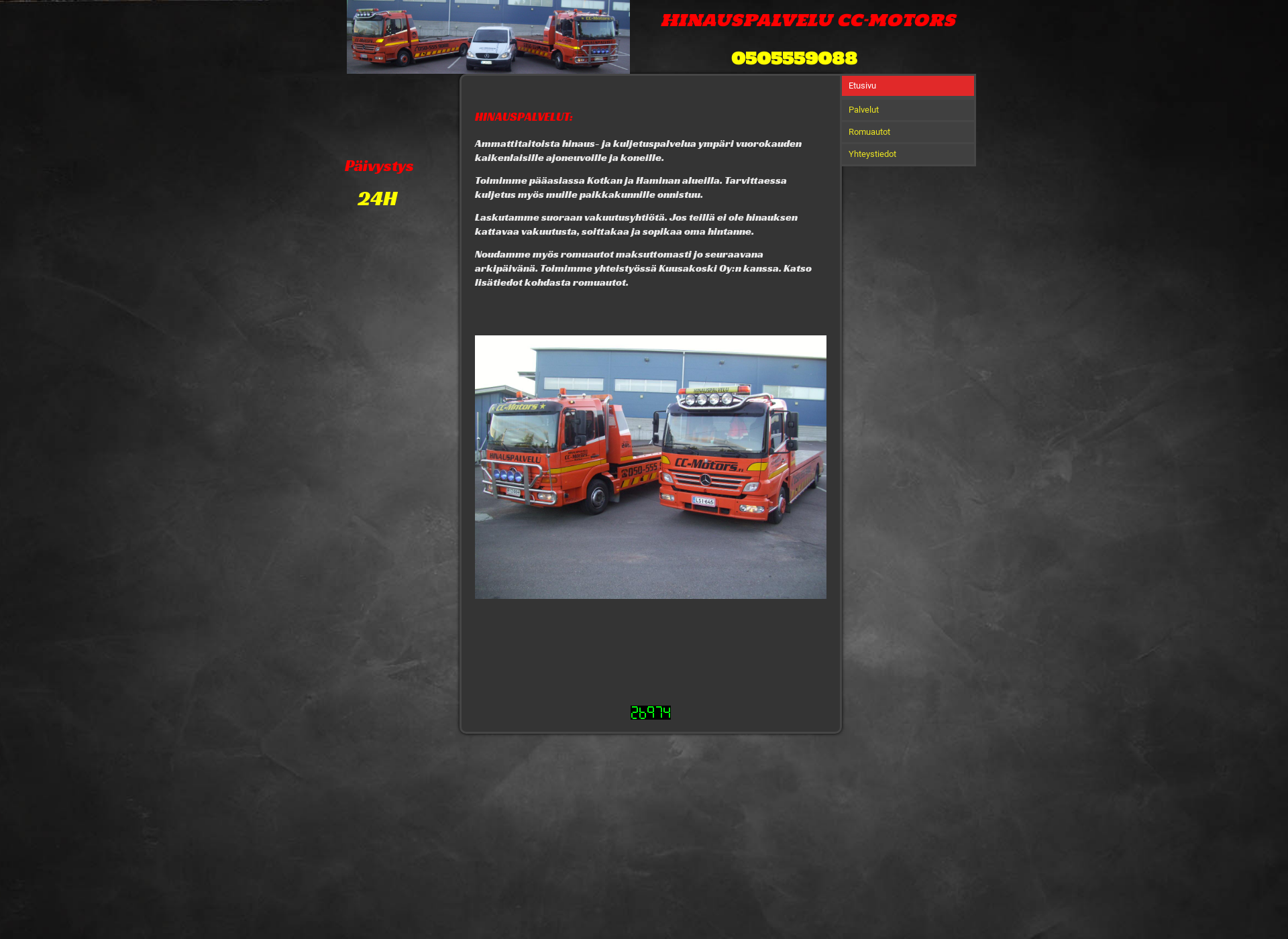 Screenshot for cc-motors.fi