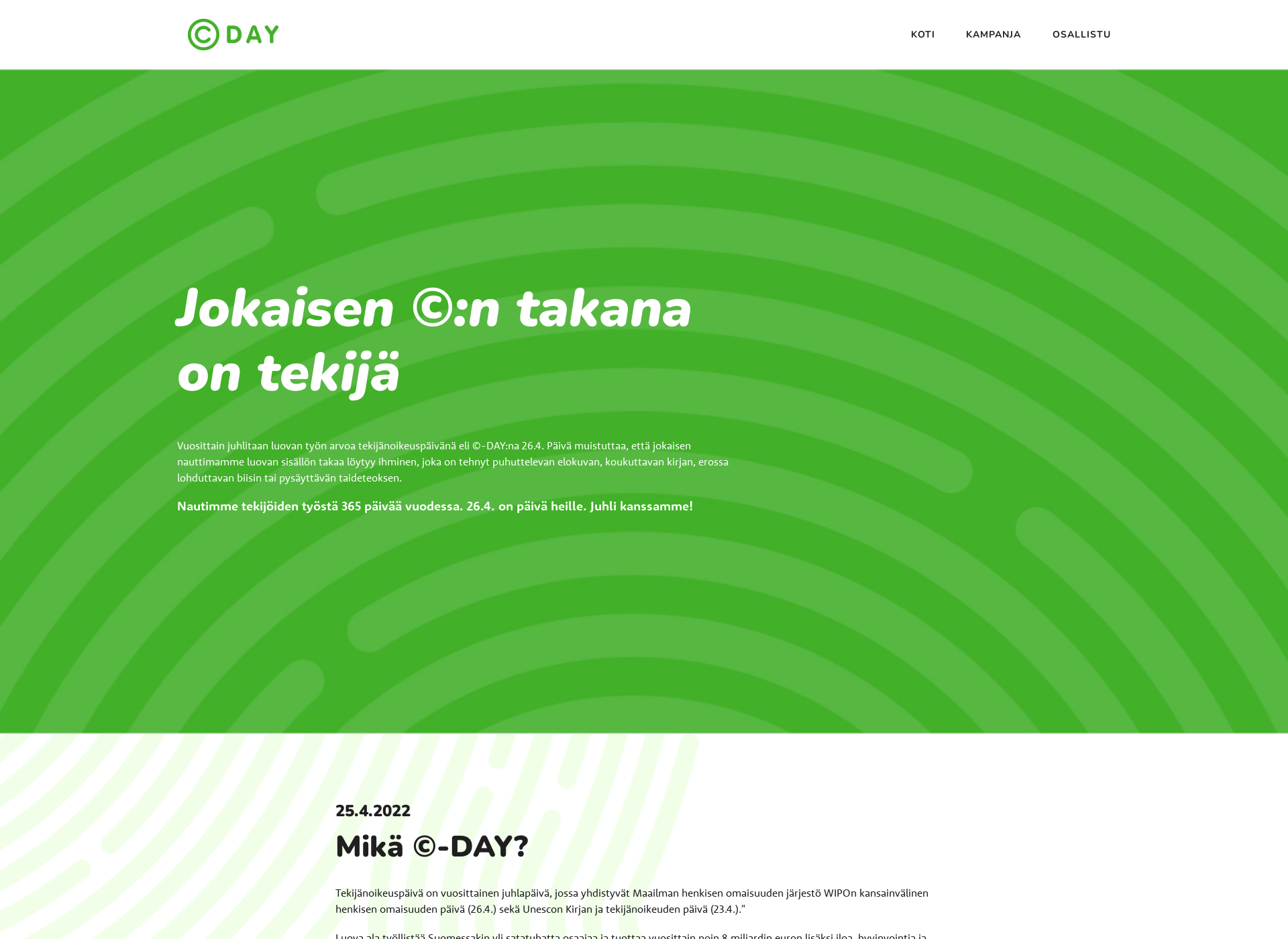 Skärmdump för cday.fi
