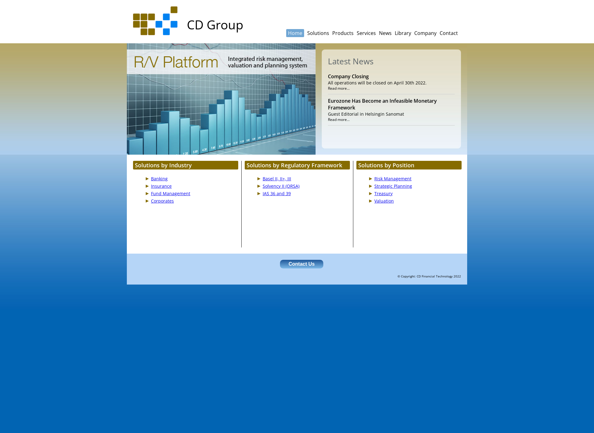 Skärmdump för cdgroup.fi