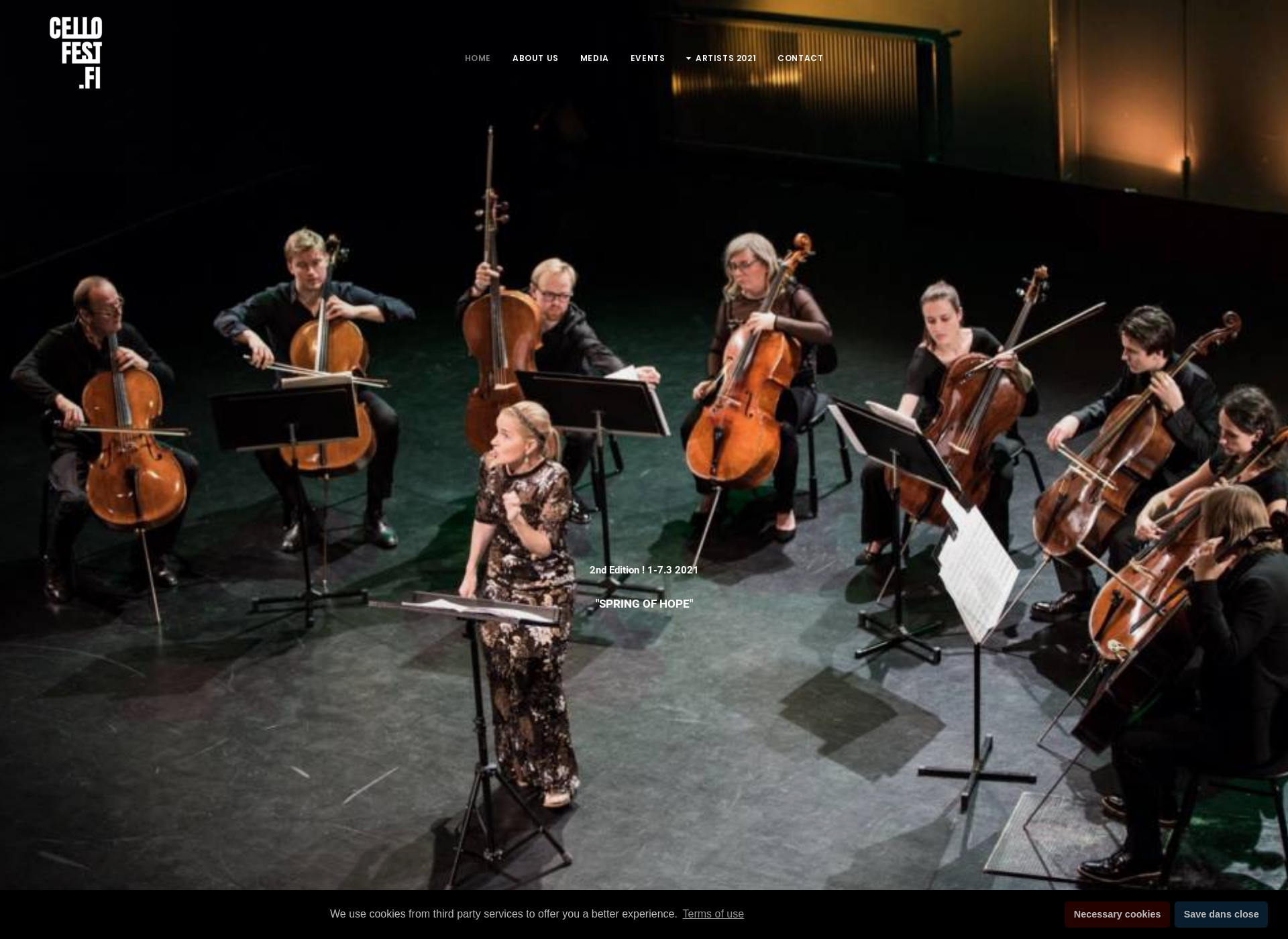 Screenshot for cellofest.fi