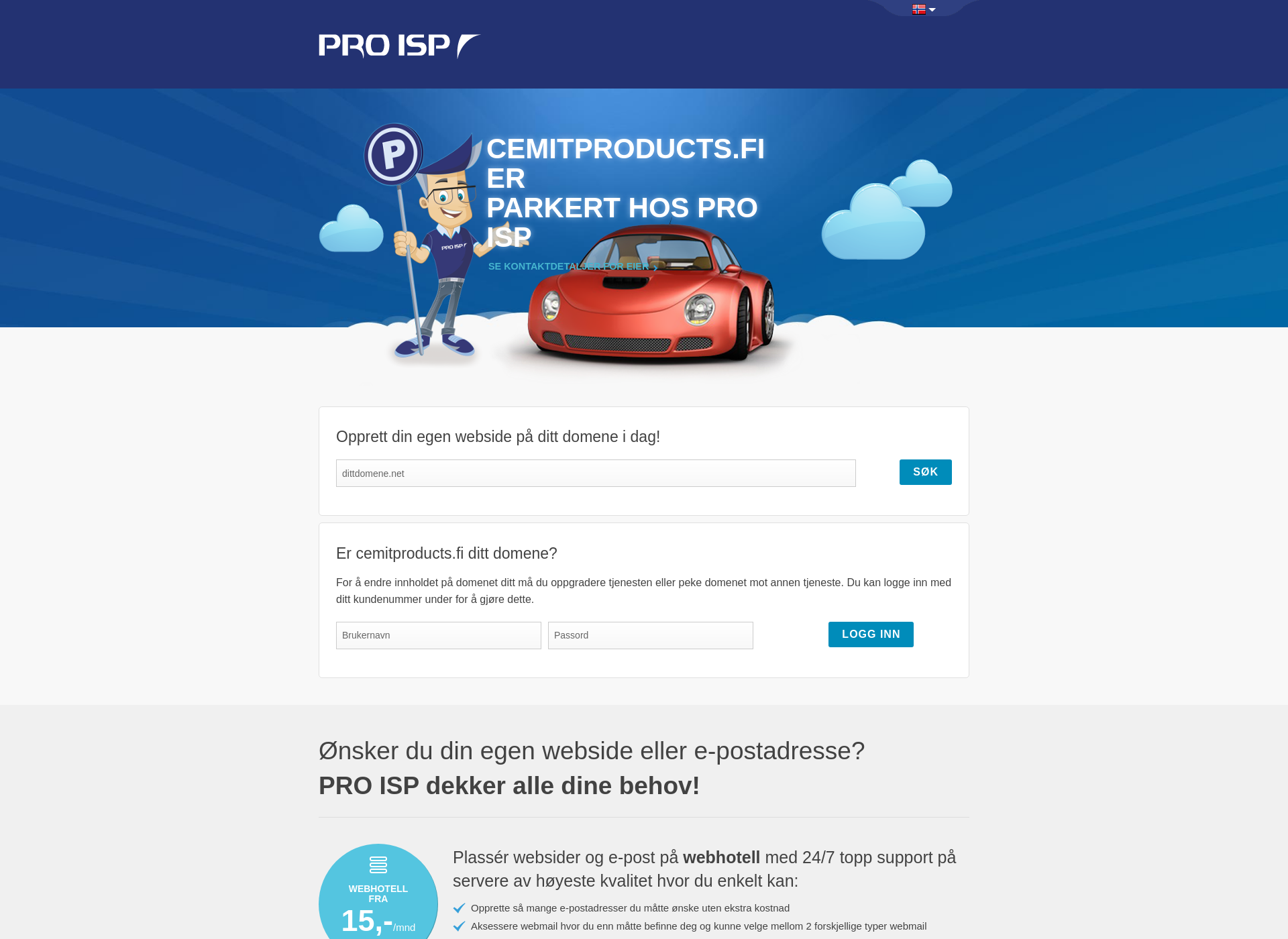 Screenshot for cemitproducts.fi