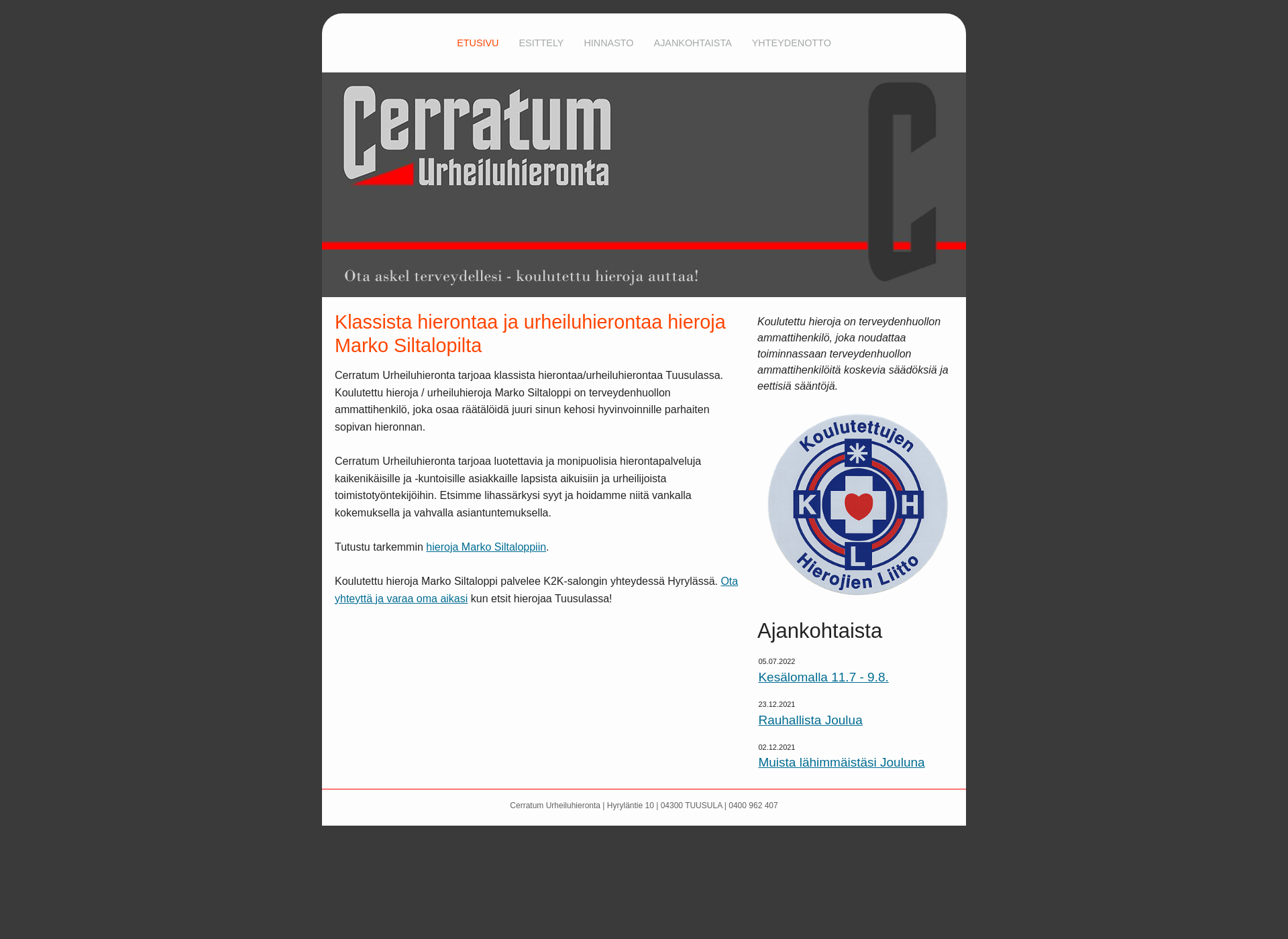 Screenshot for cerratum.fi