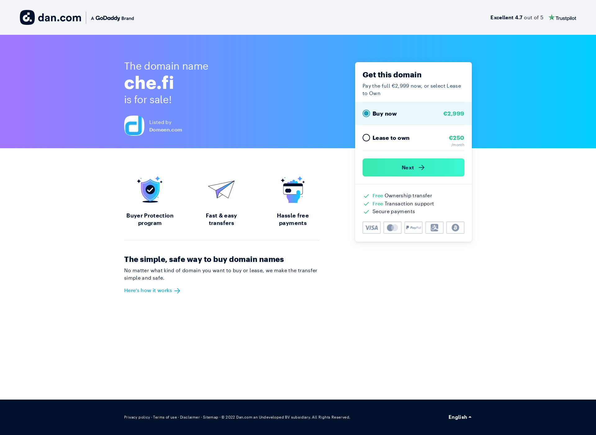 Screenshot for che.fi