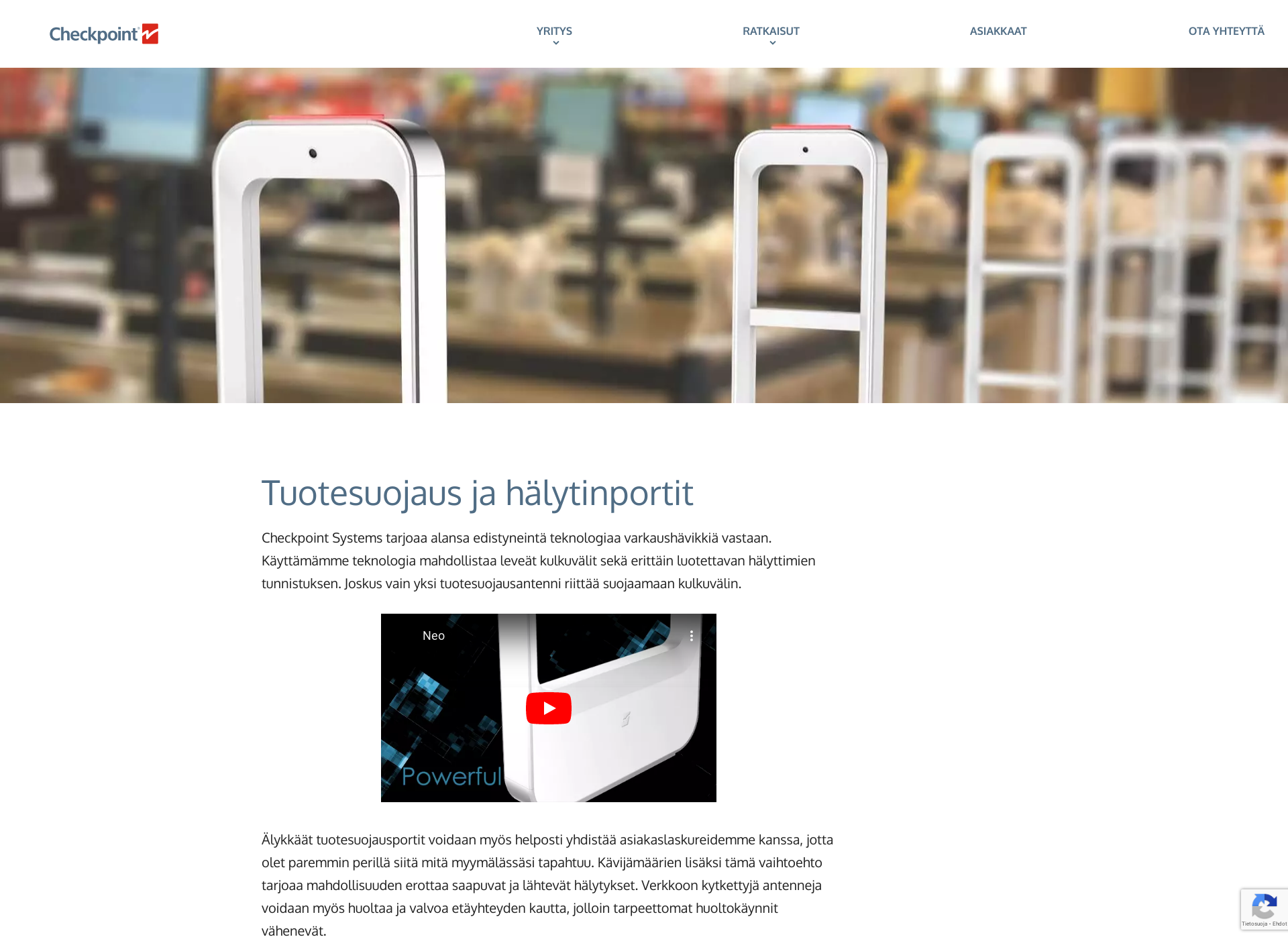 Näyttökuva checkpoint-systems.fi