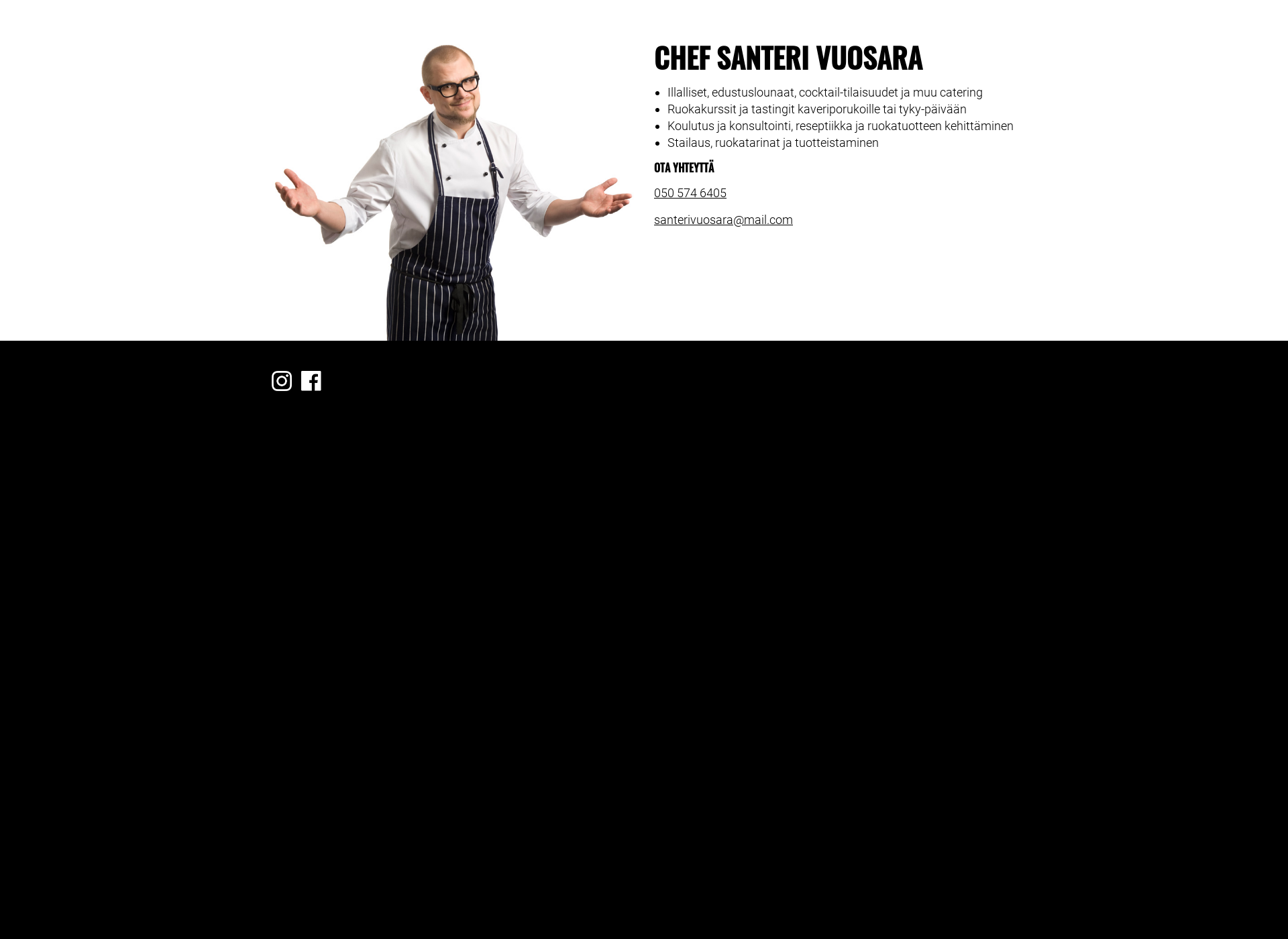 Screenshot for chefsanteri.fi