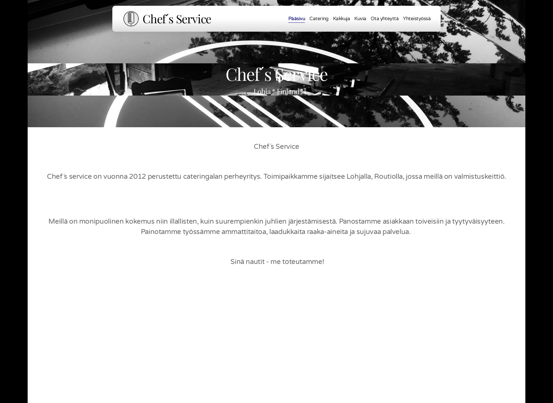 Screenshot for chefsservice.fi