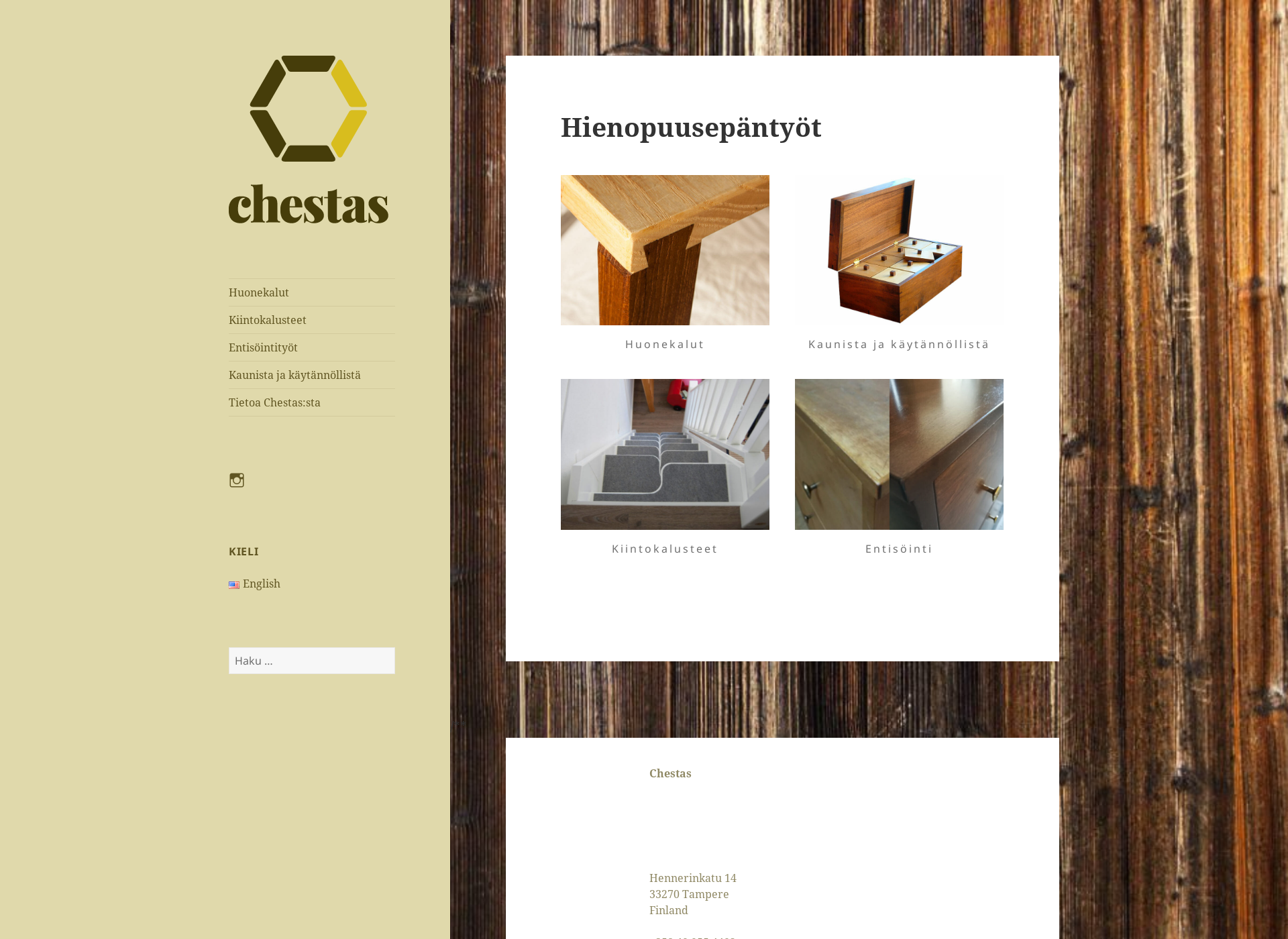 Screenshot for chestas.fi