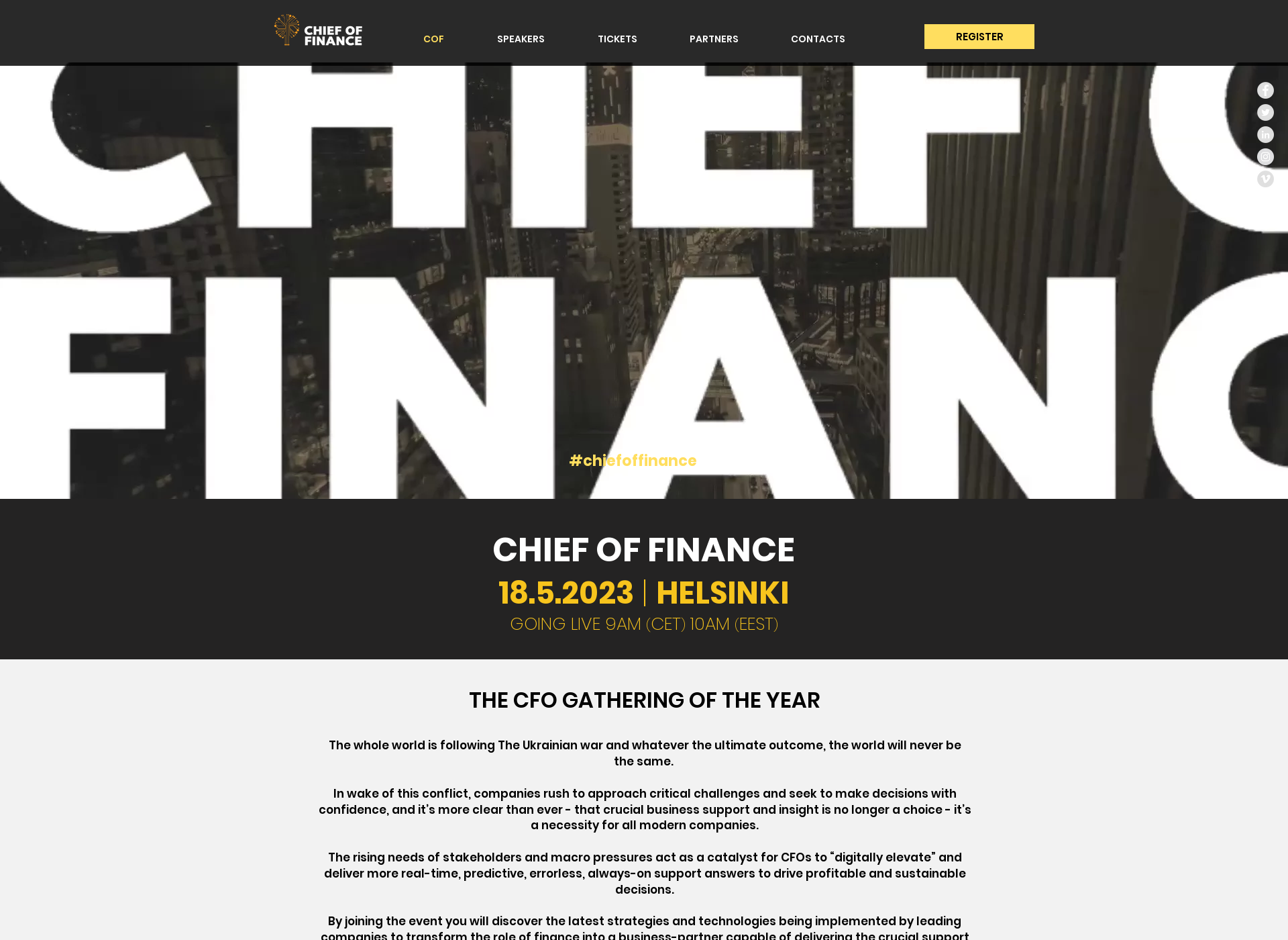 Screenshot for chiefoffinance.fi
