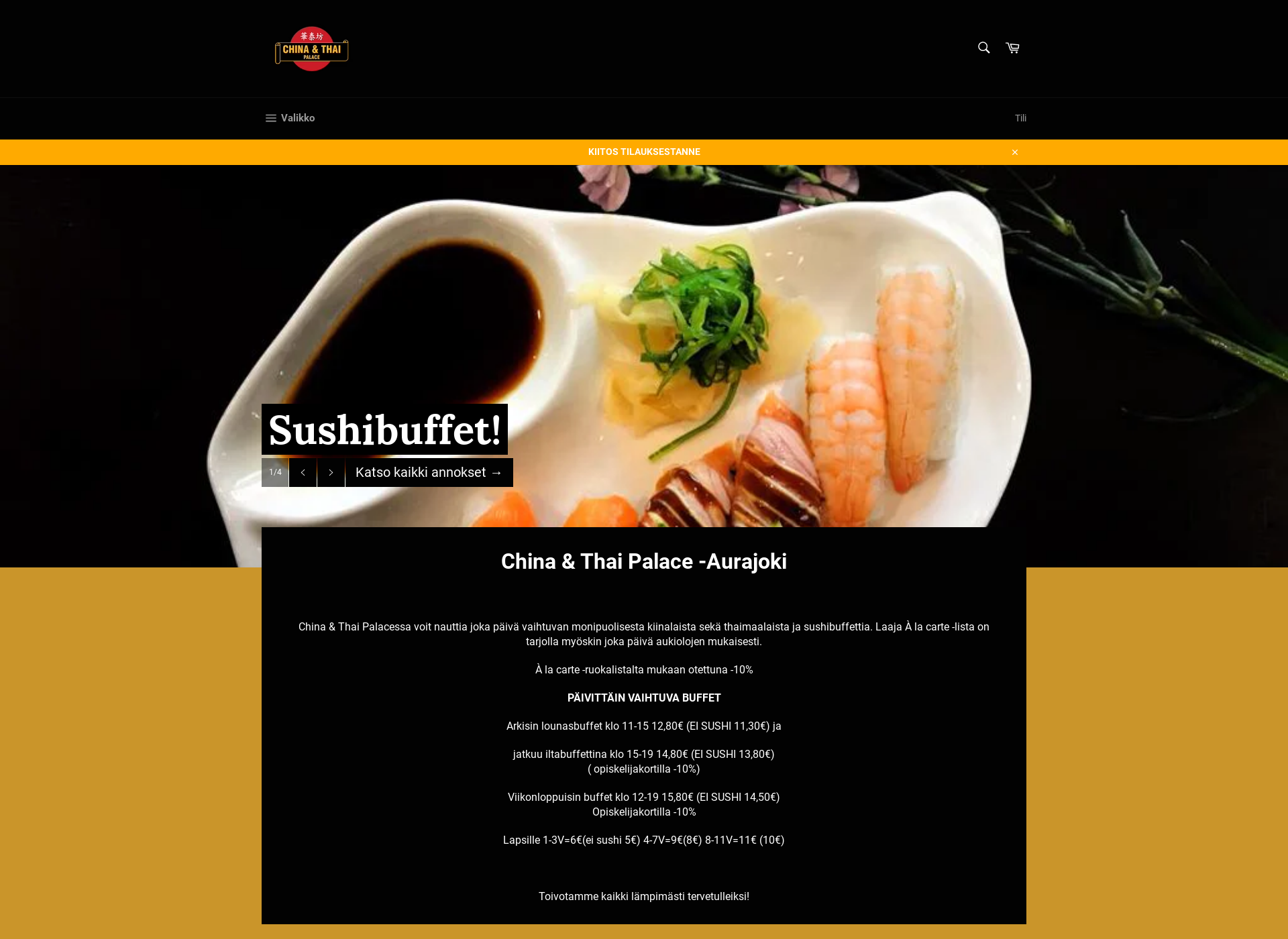 Screenshot for chinathai.fi