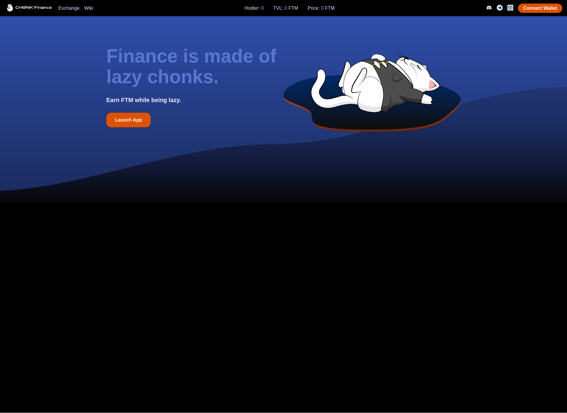 Screenshot for chonk.fi