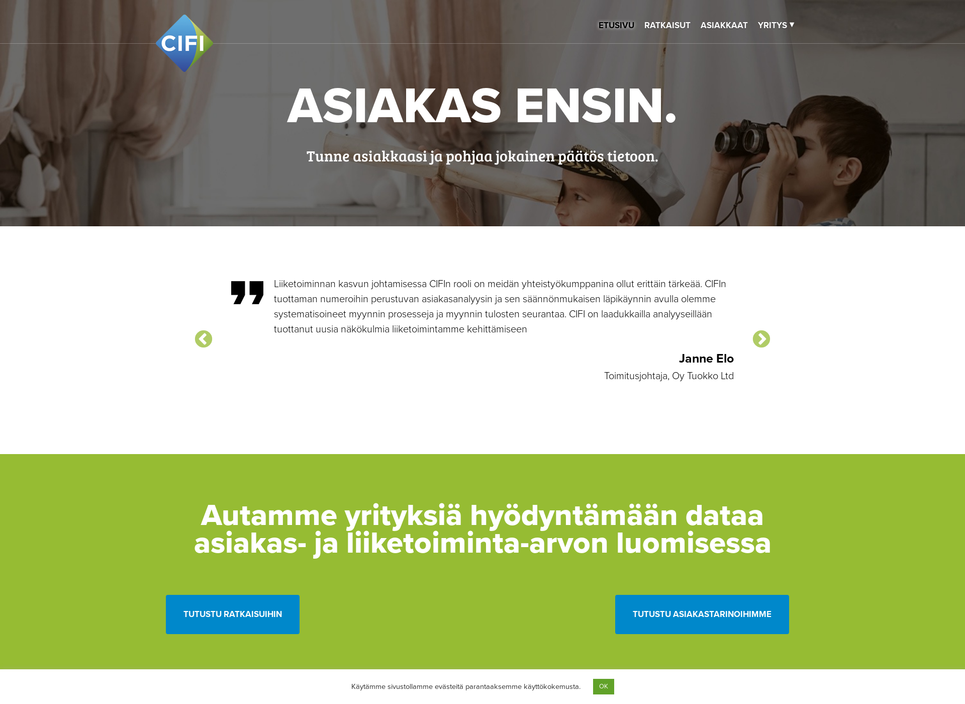 Screenshot for cifi.fi