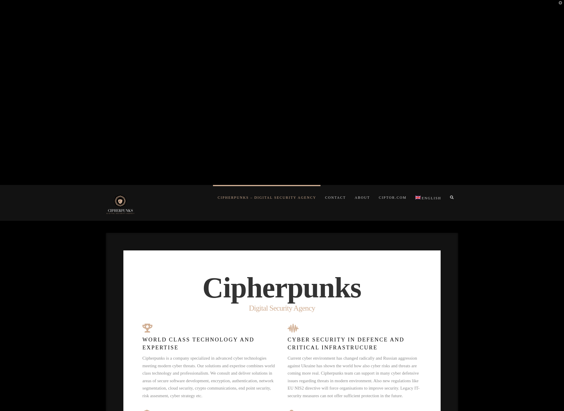 Screenshot for cipherpunks.fi