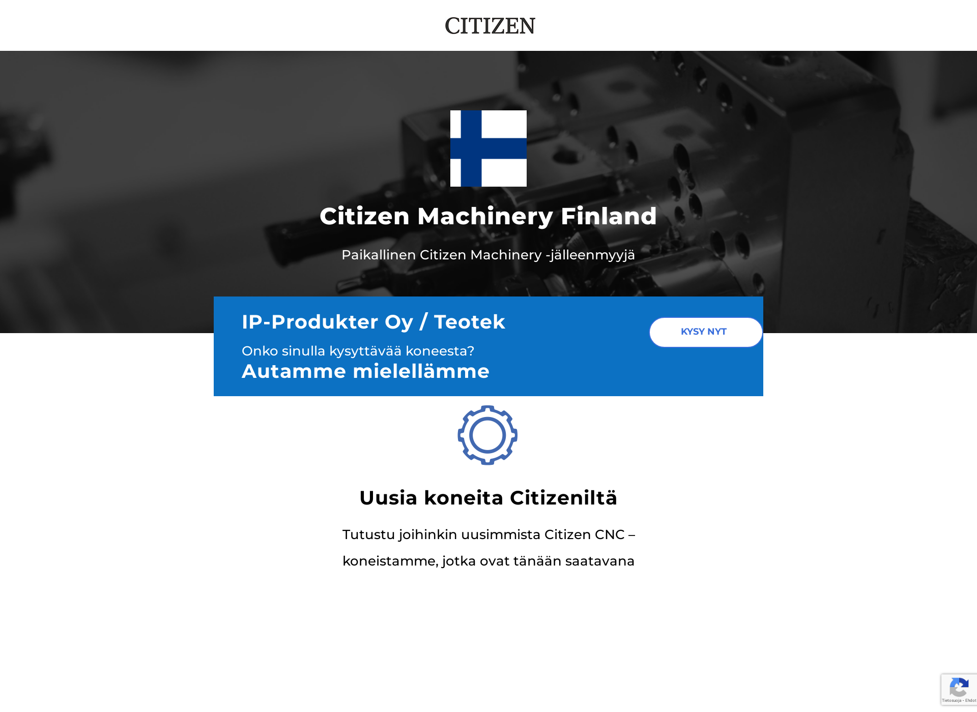Skärmdump för citizenmachinery.fi