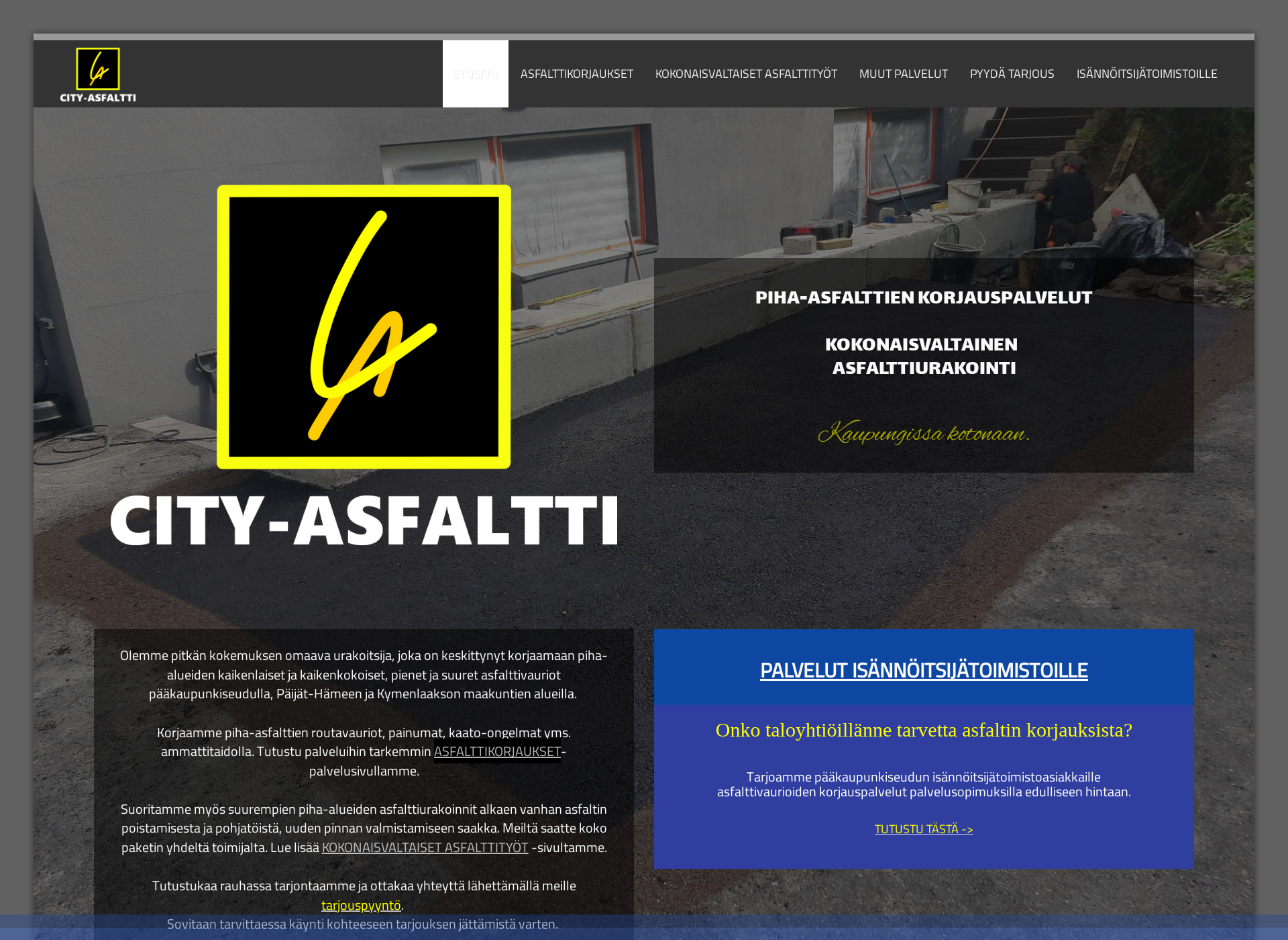 Screenshot for cityasfaltti.fi