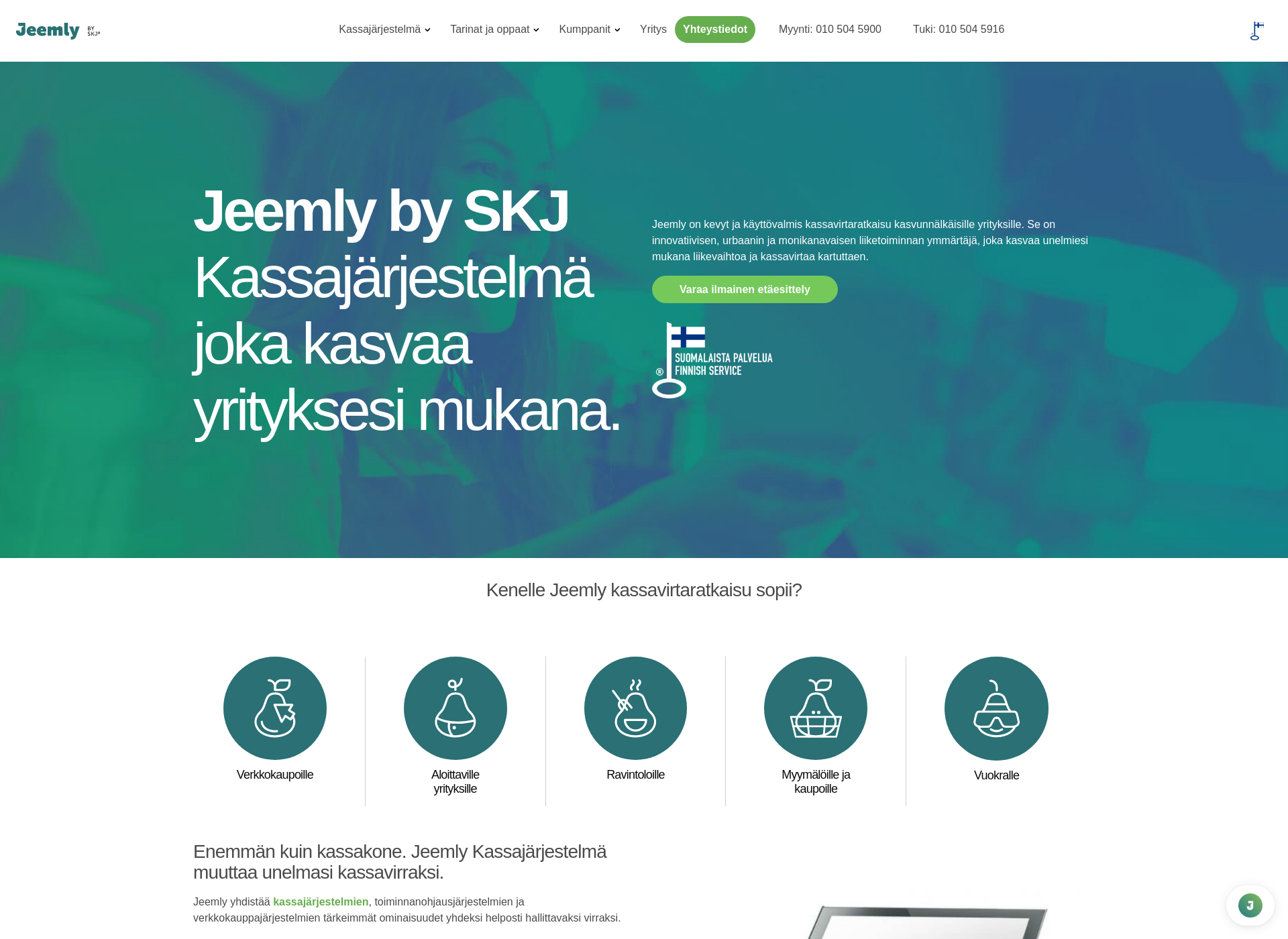 Screenshot for citykassa.fi