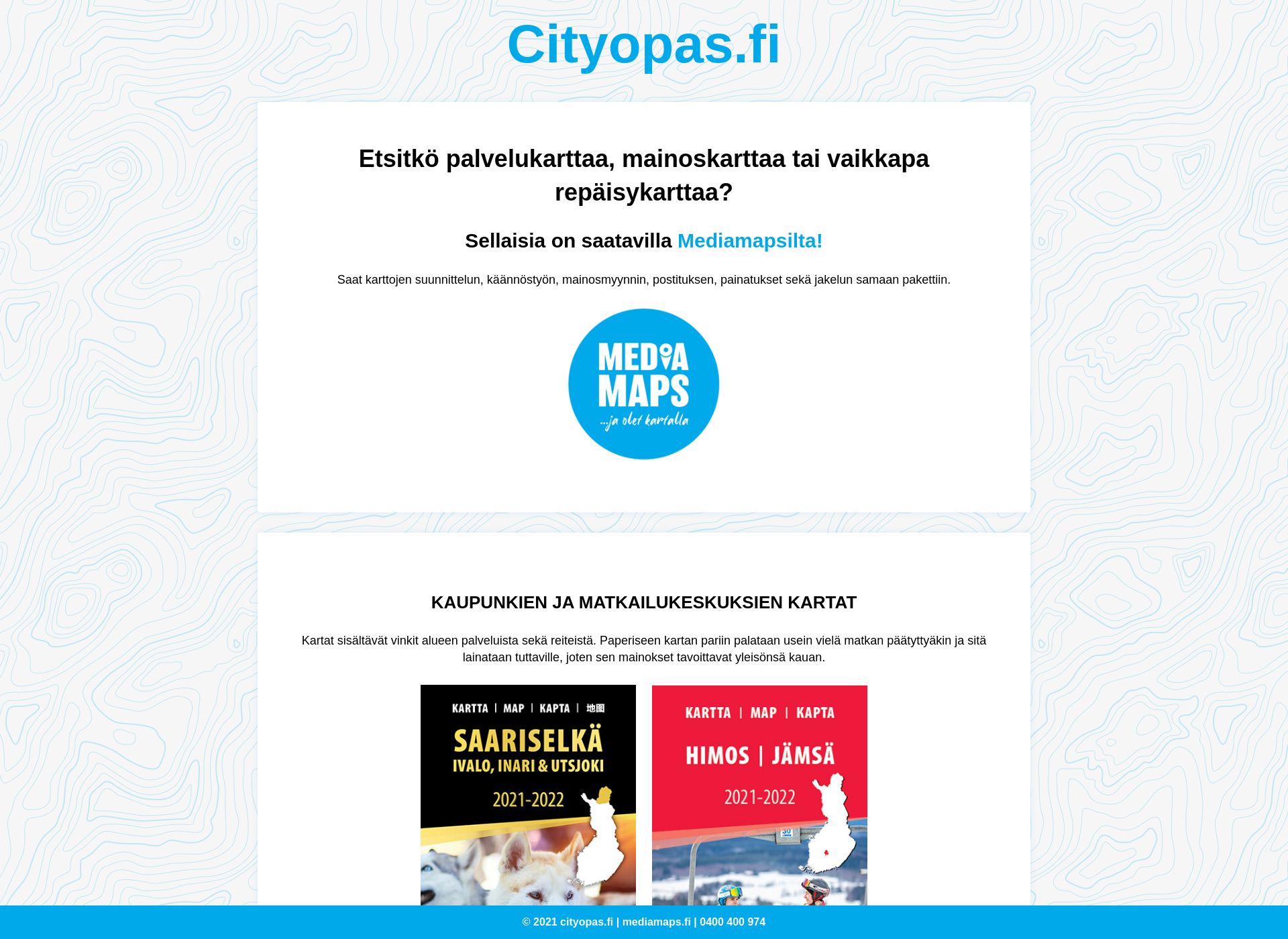Skärmdump för cityopas.fi