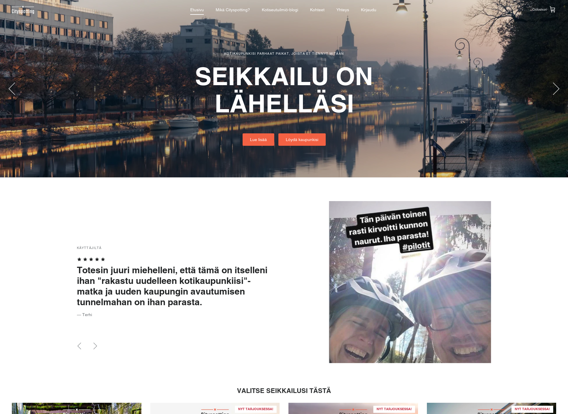 Screenshot for cityspotting.fi