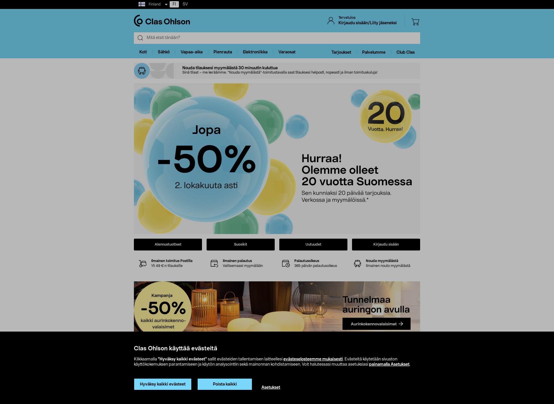 Screenshot for claesohlsson.fi