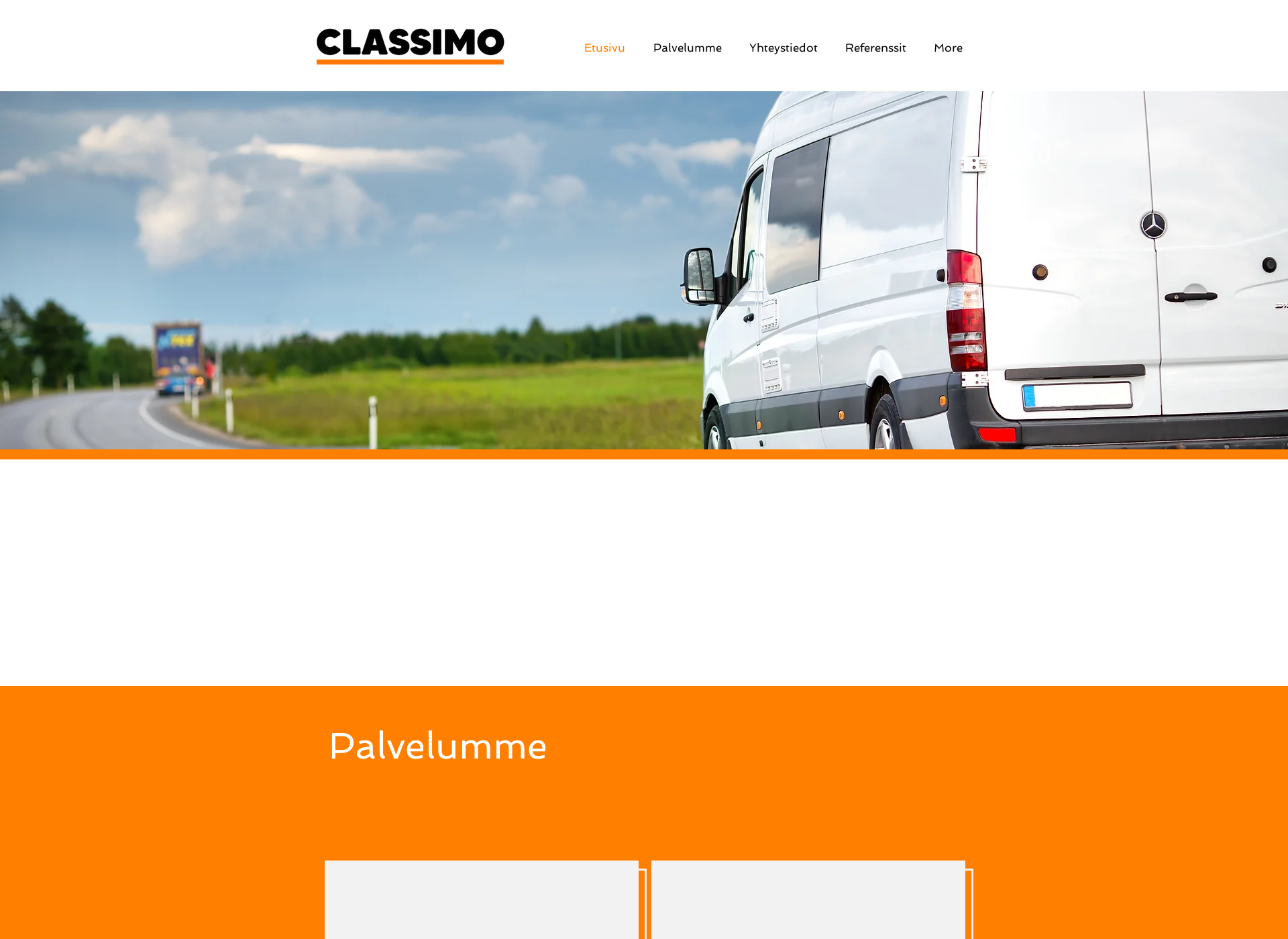 Skärmdump för classimo.fi