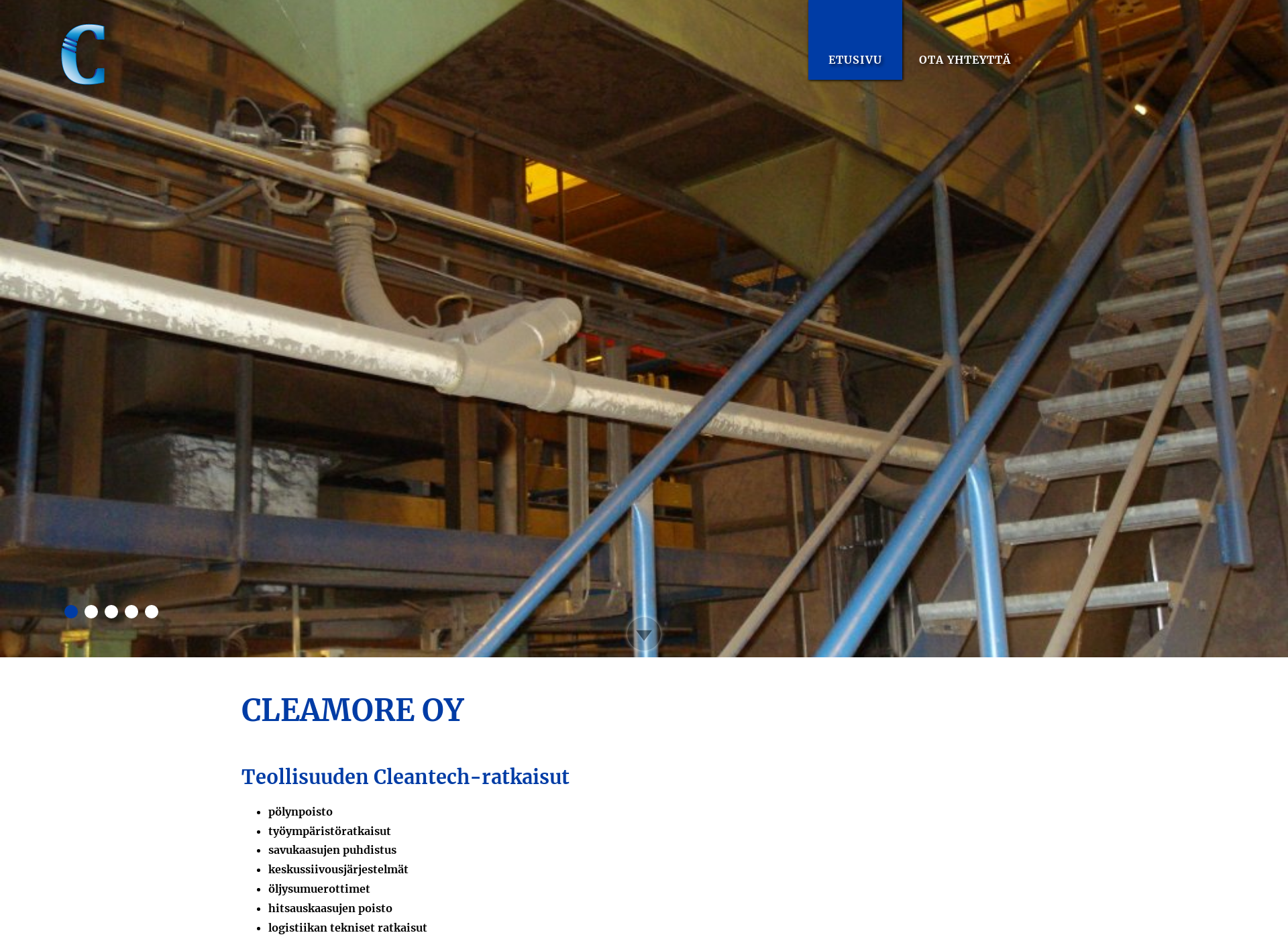 Screenshot for cleamore.fi