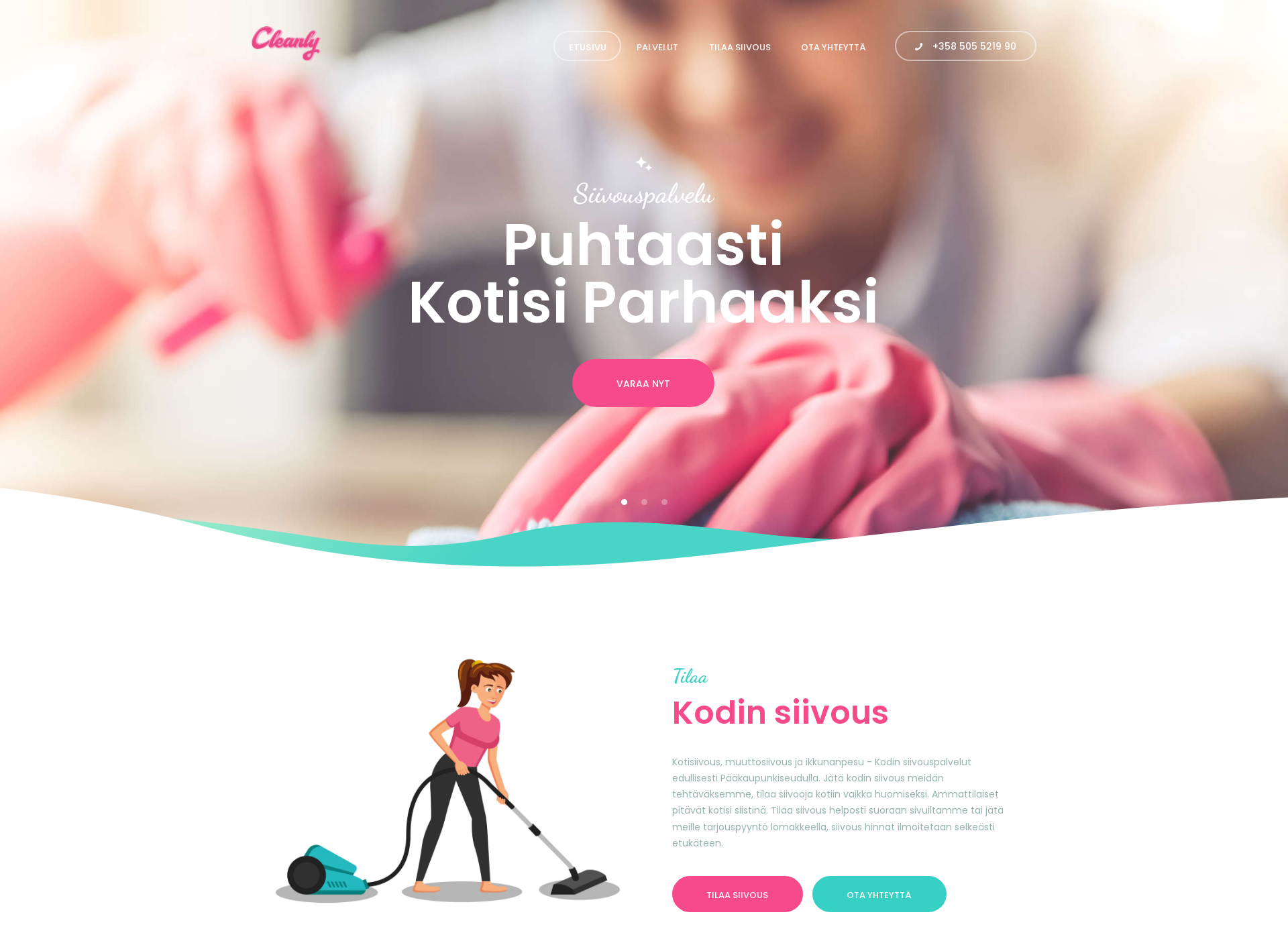 Screenshot for cleanly.fi