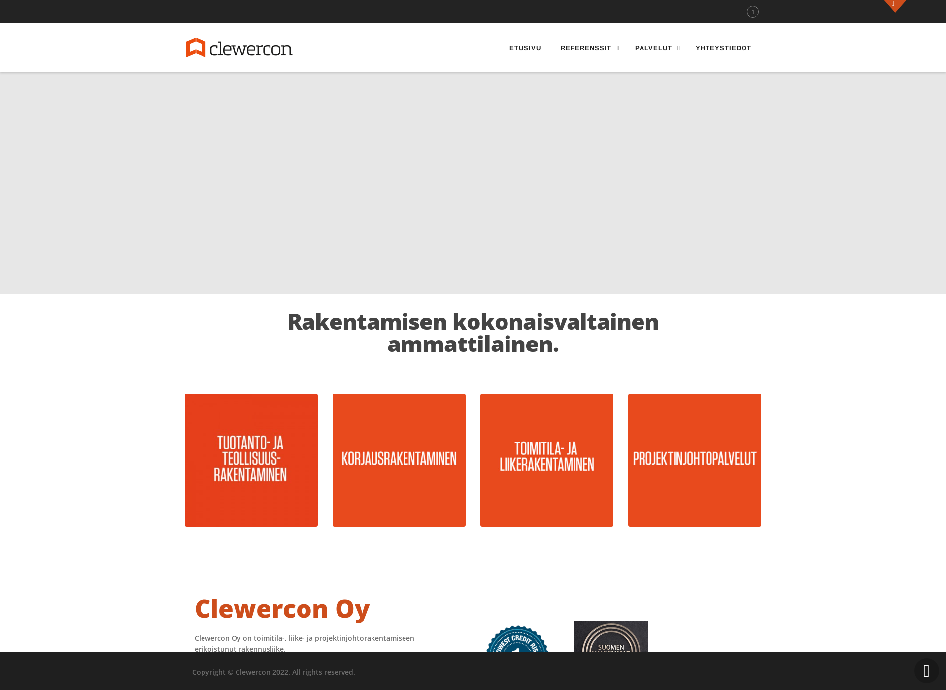 Screenshot for clewercon.fi