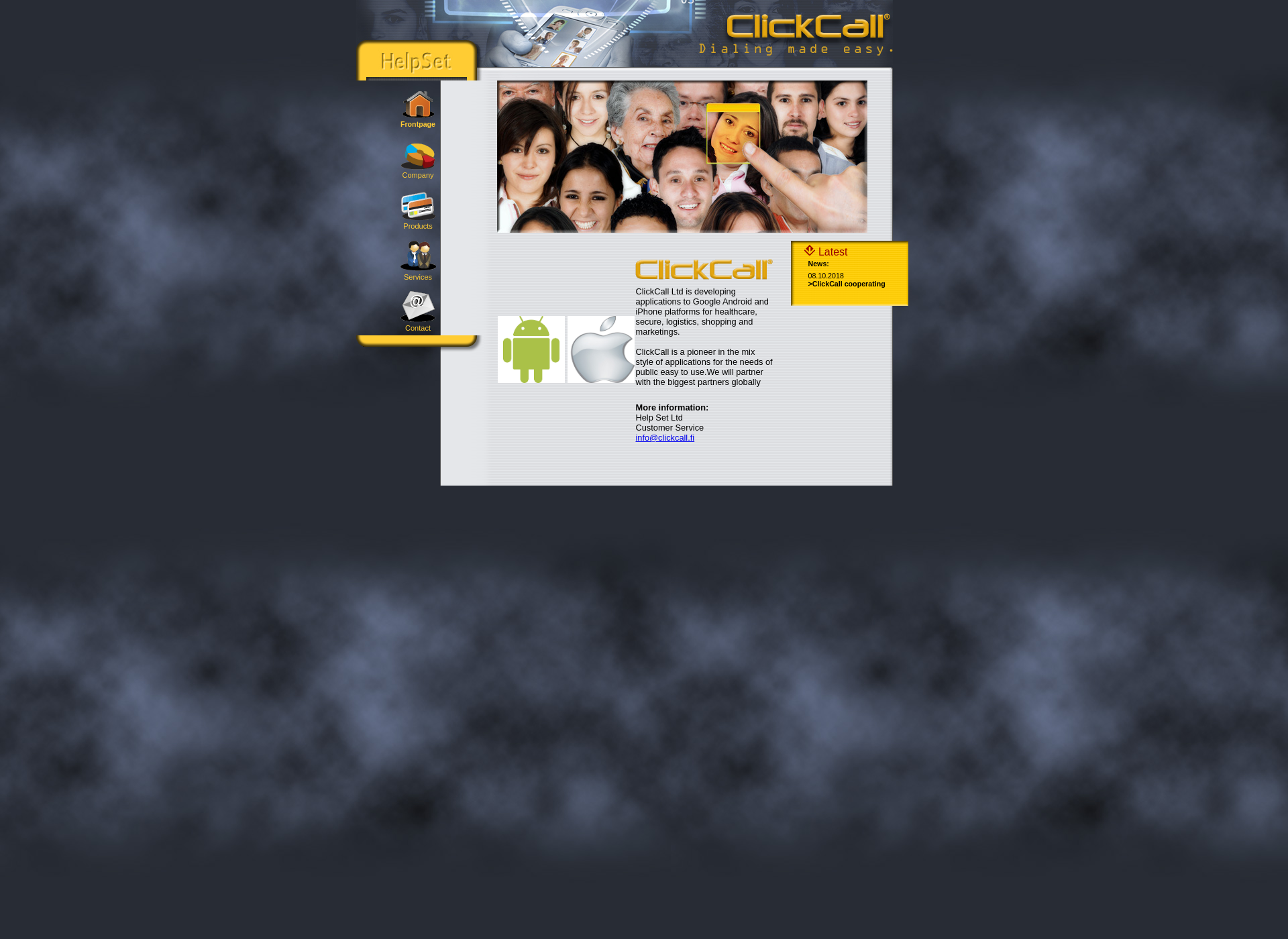 Screenshot for clickcall.fi