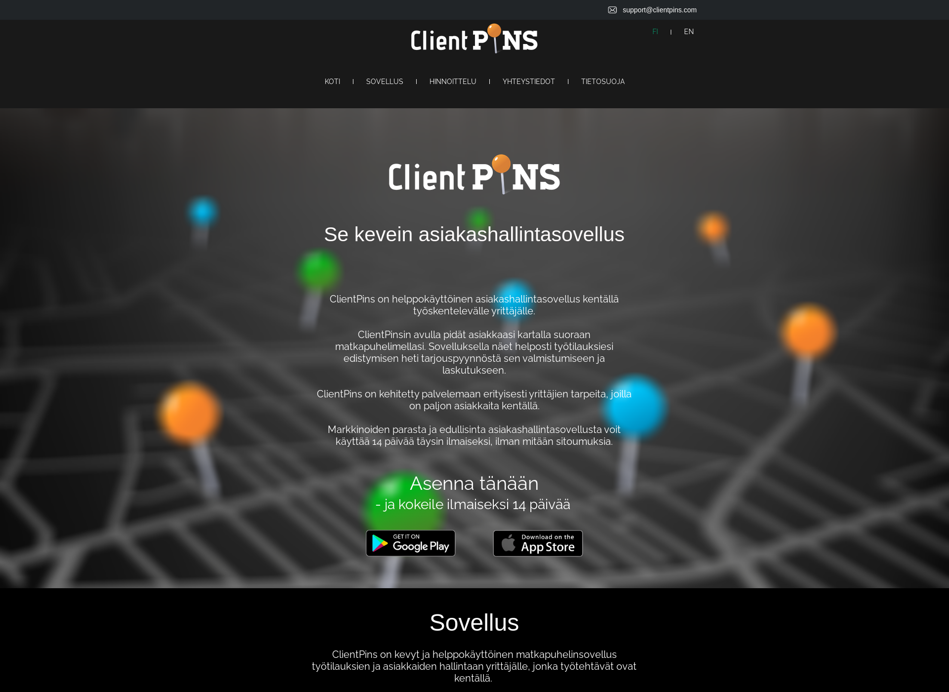 Näyttökuva clientpins.fi