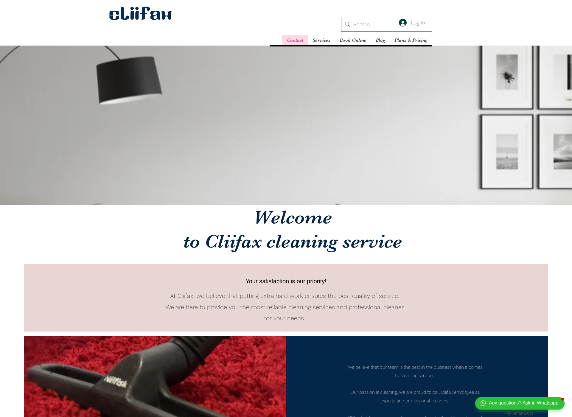 Skärmdump för cliifax.fi