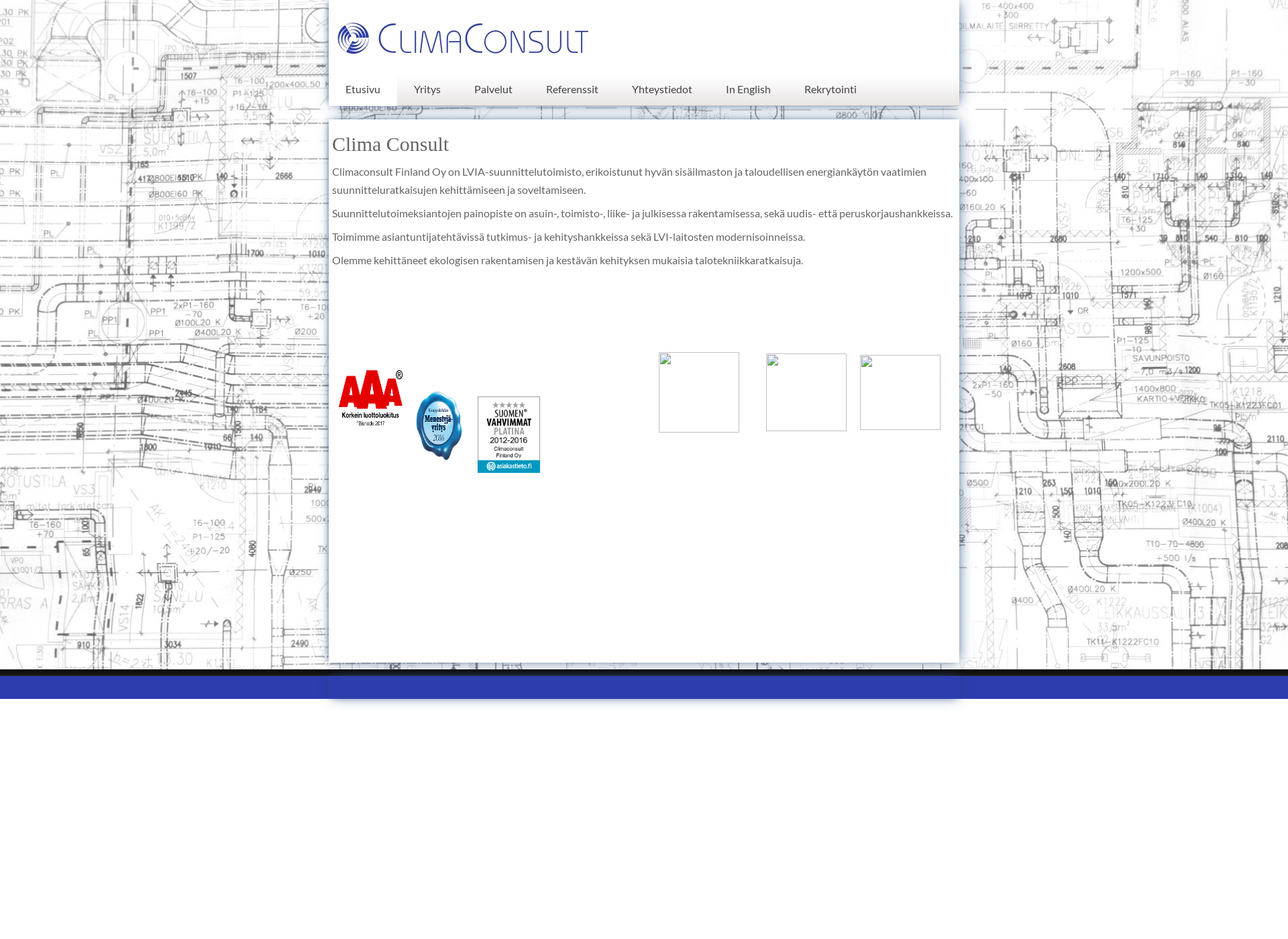 Screenshot for climaconsult.fi