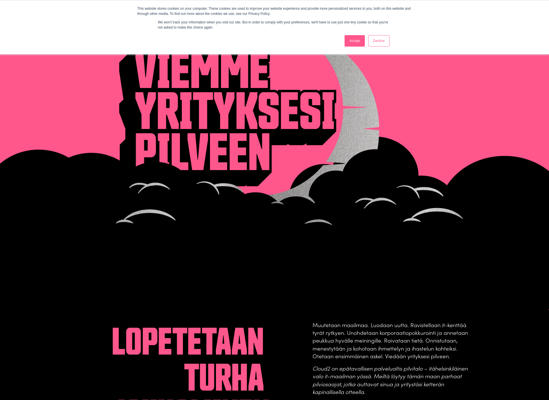 Skärmdump för cloud2.fi