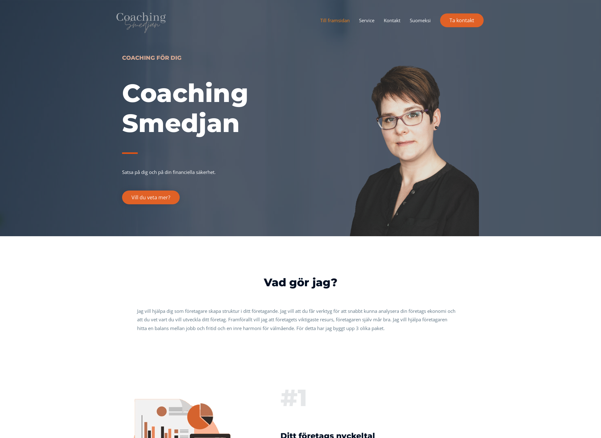 Screenshot for coachingsmedjan.fi