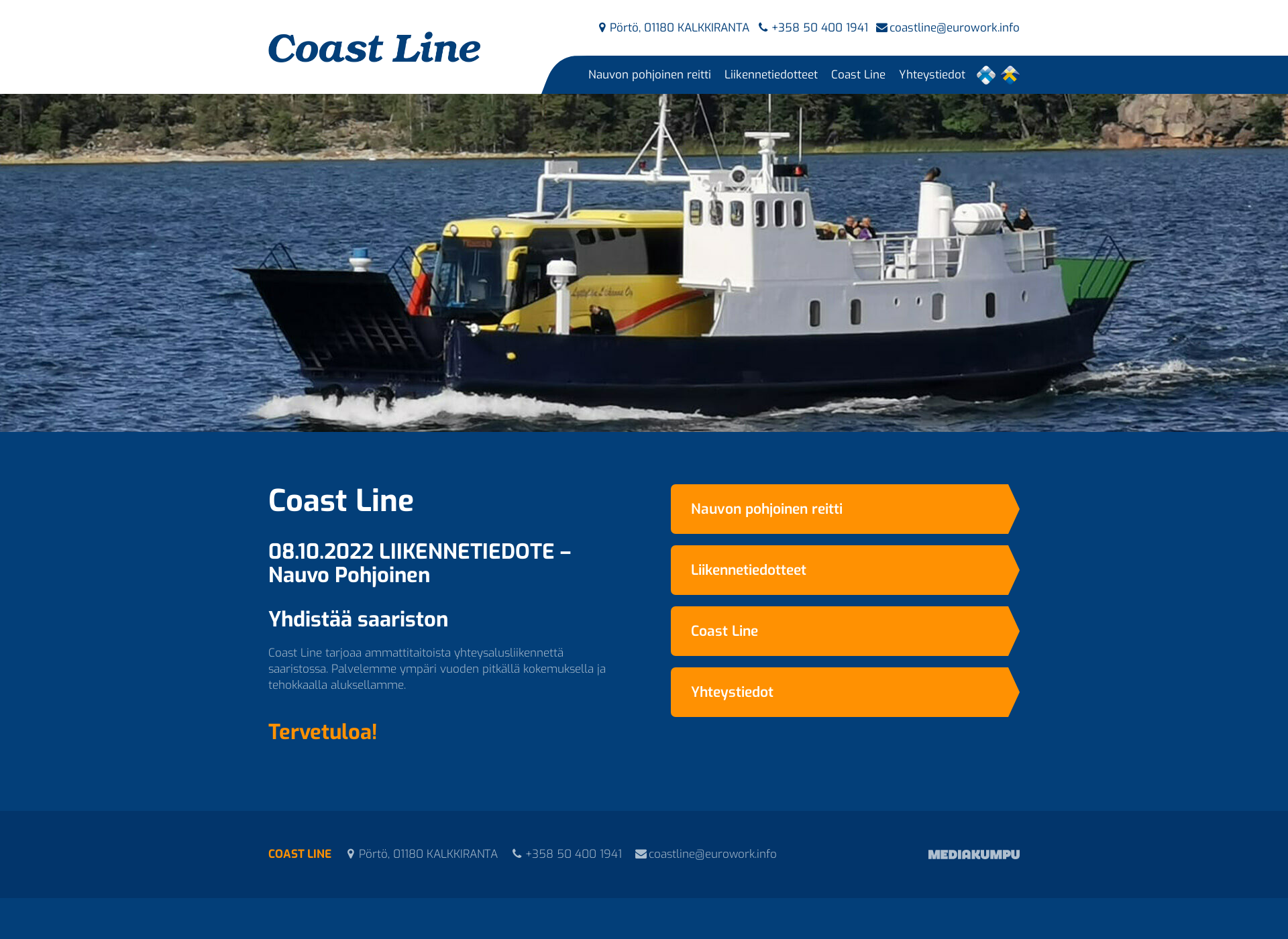 Screenshot for coast-line.fi
