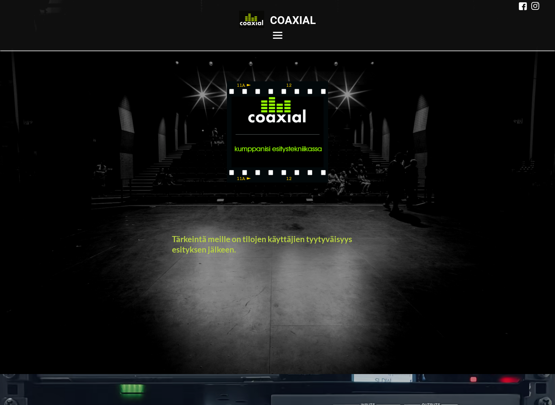 Screenshot for coaxial.fi
