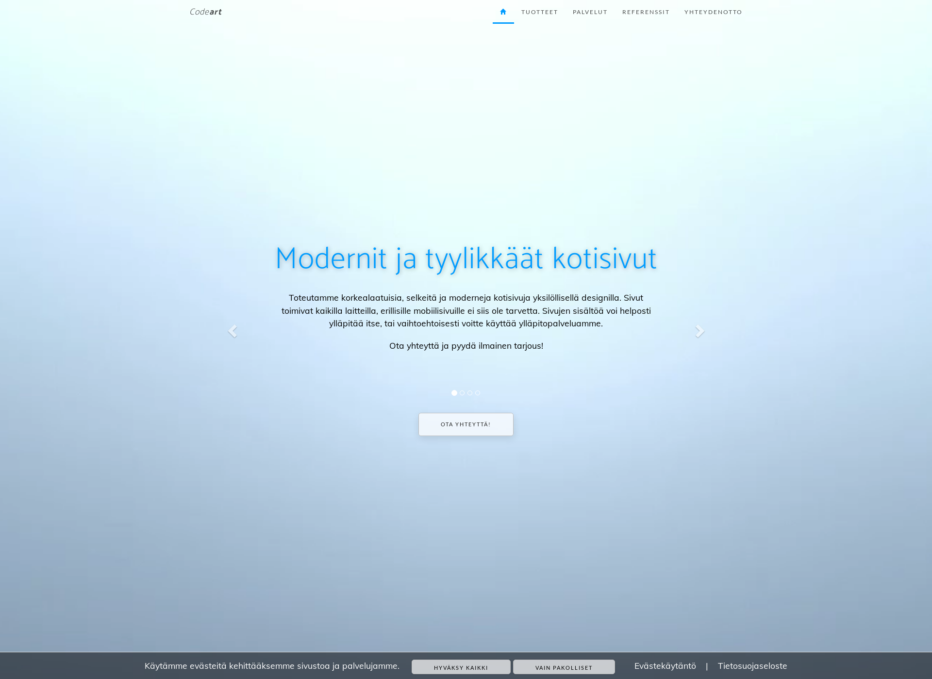 Näyttökuva codeart.fi