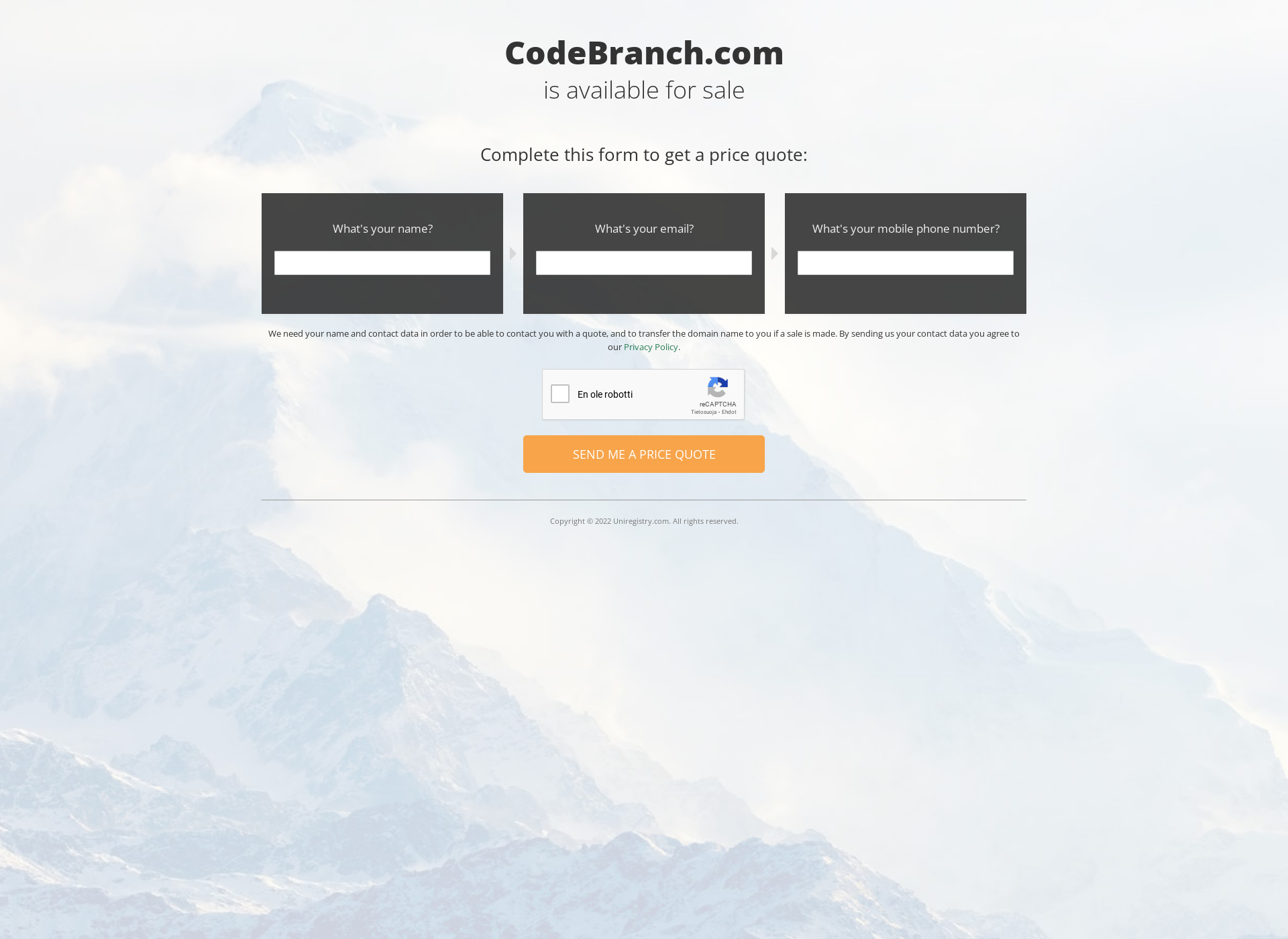 Skärmdump för codebranch.com
