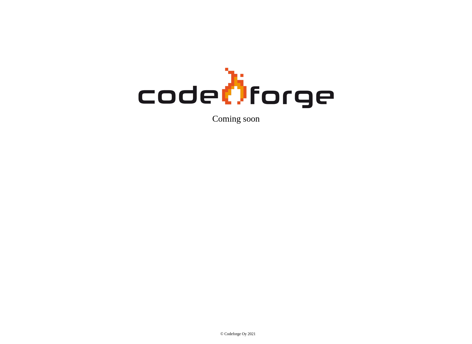 Screenshot for codeforge.fi