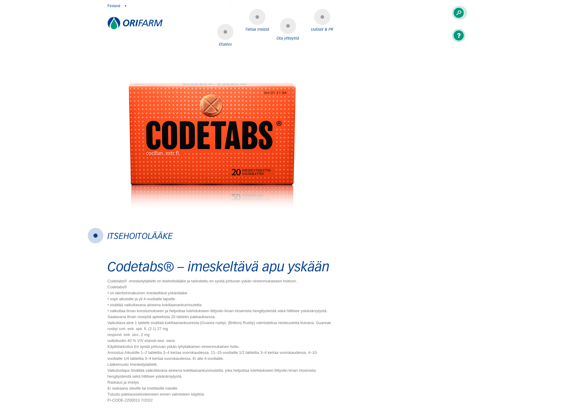 Screenshot for codetabs.fi