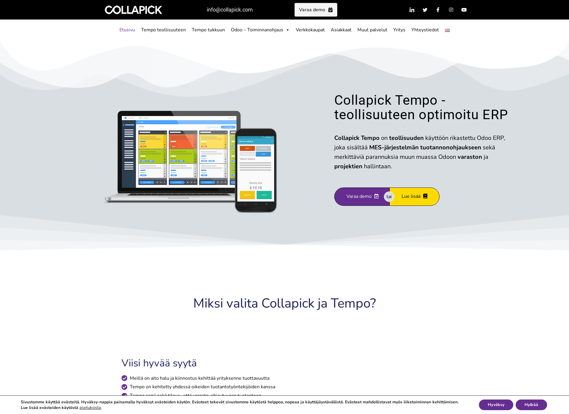 Screenshot for collapick.com