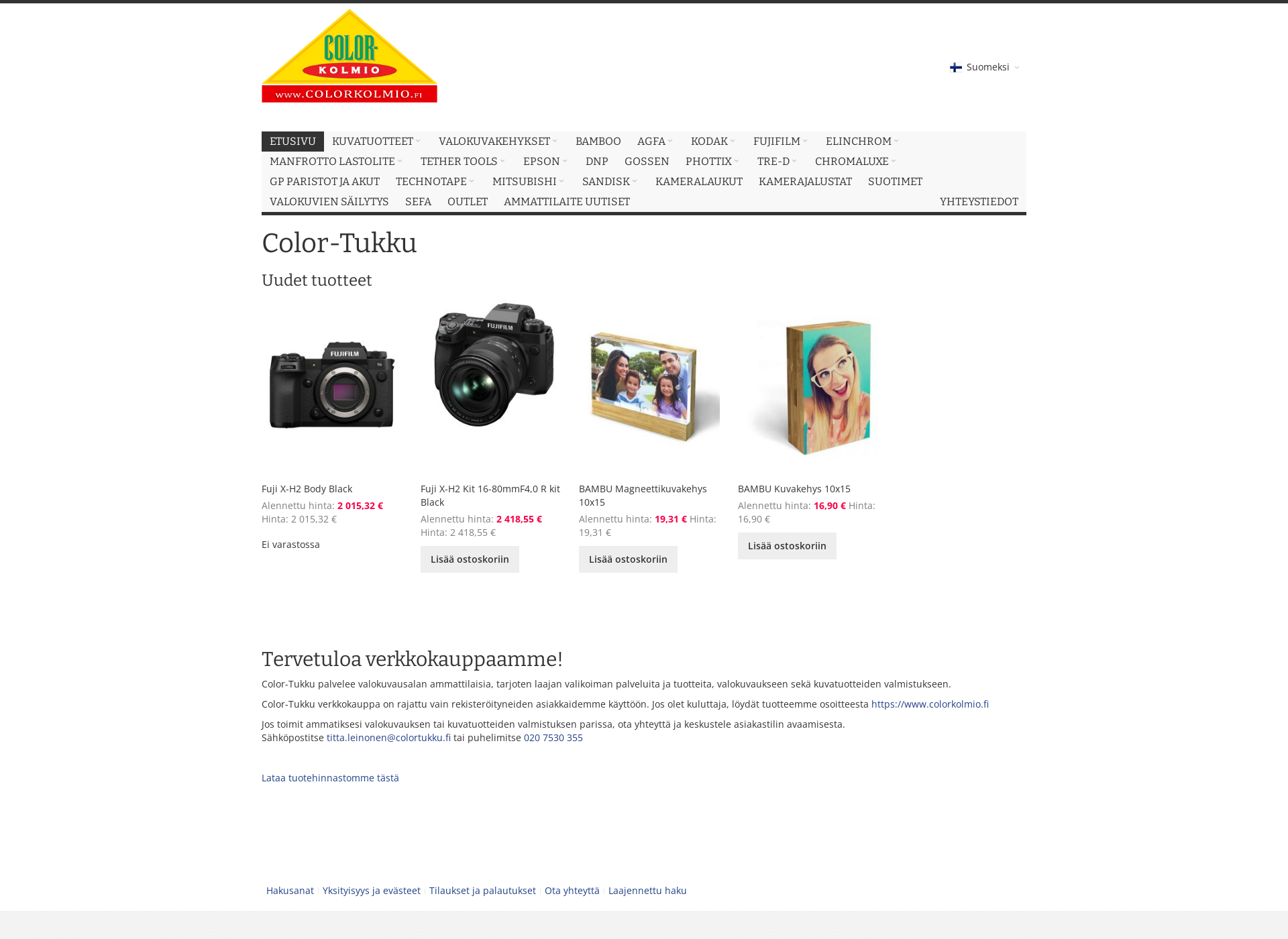 Screenshot for colortukku.fi