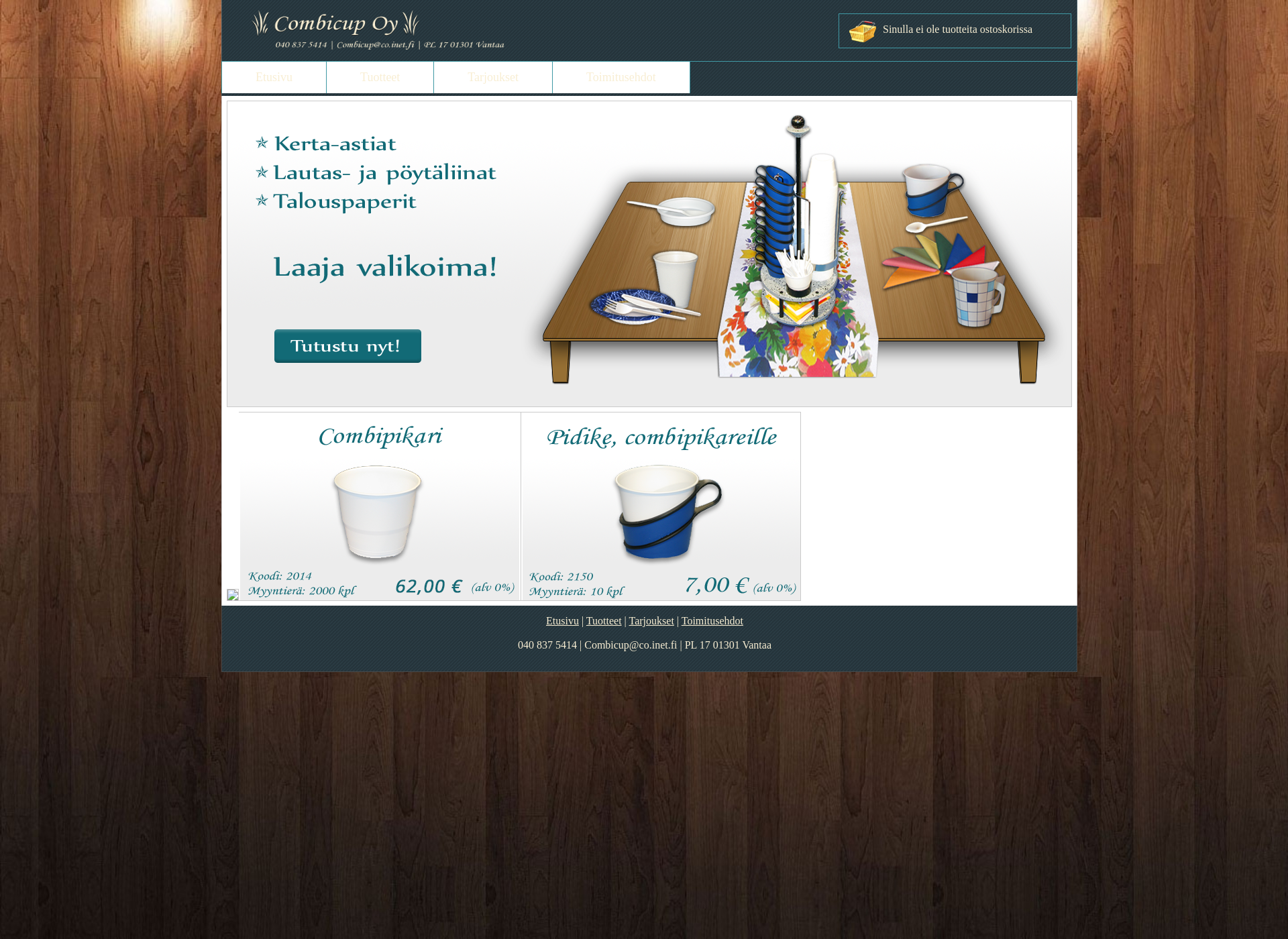 Screenshot for combicup.com